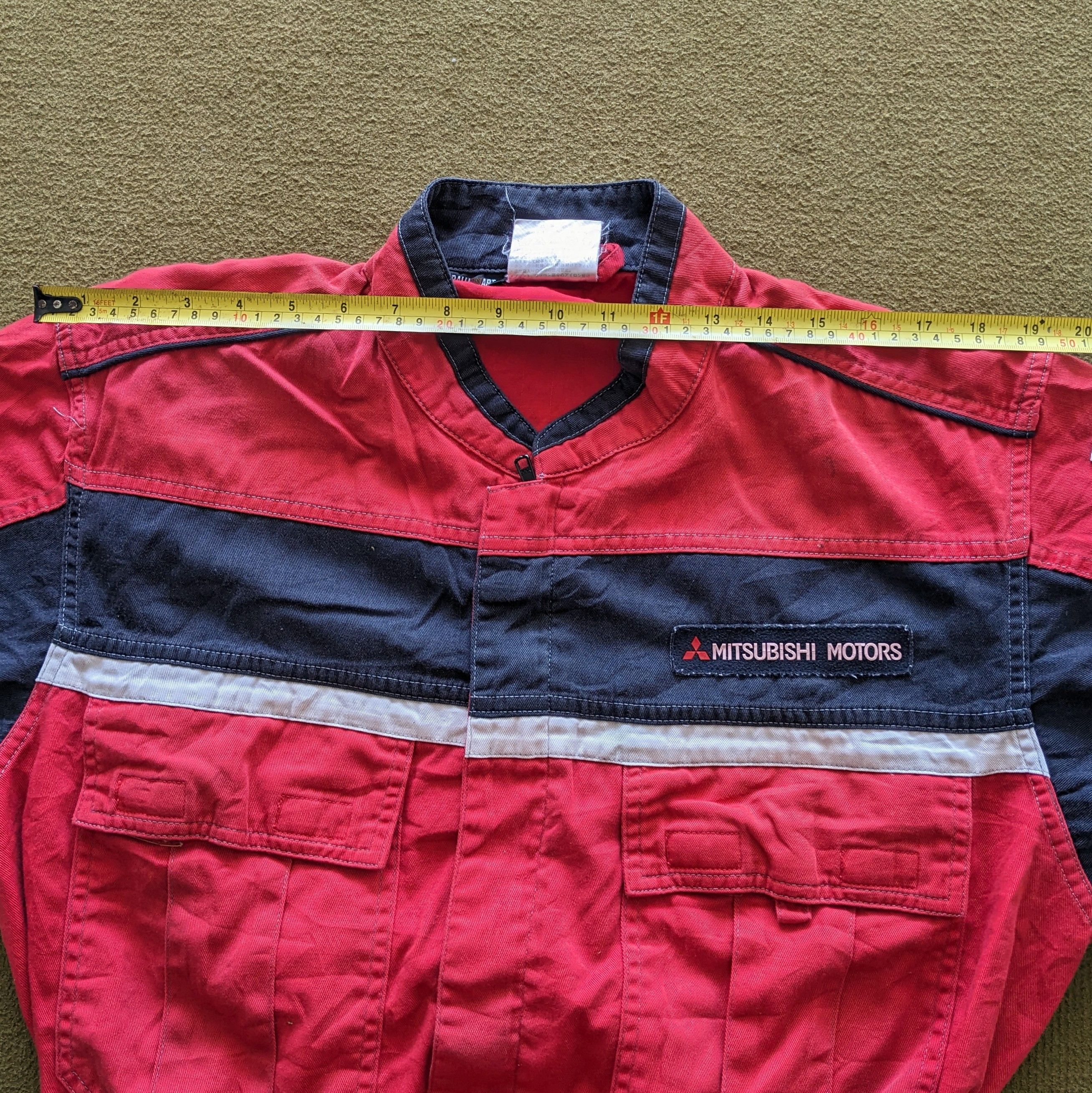 Vintage Vintage MITSUBISHI MOTORS Racing Coverall Workwear Jacket Size US M / EU 48-50 / 2 - 9 Thumbnail