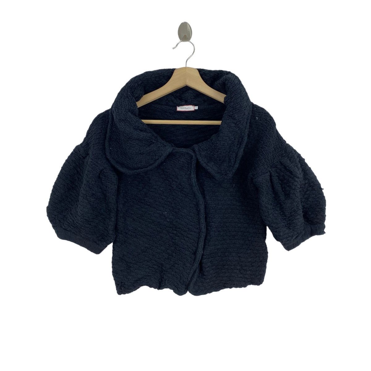 MAX&Co. MAX & CO. Deep Pile Sherpa Black Coat Size M / US 6-8 / IT 42-44 - 1 Thumbnail