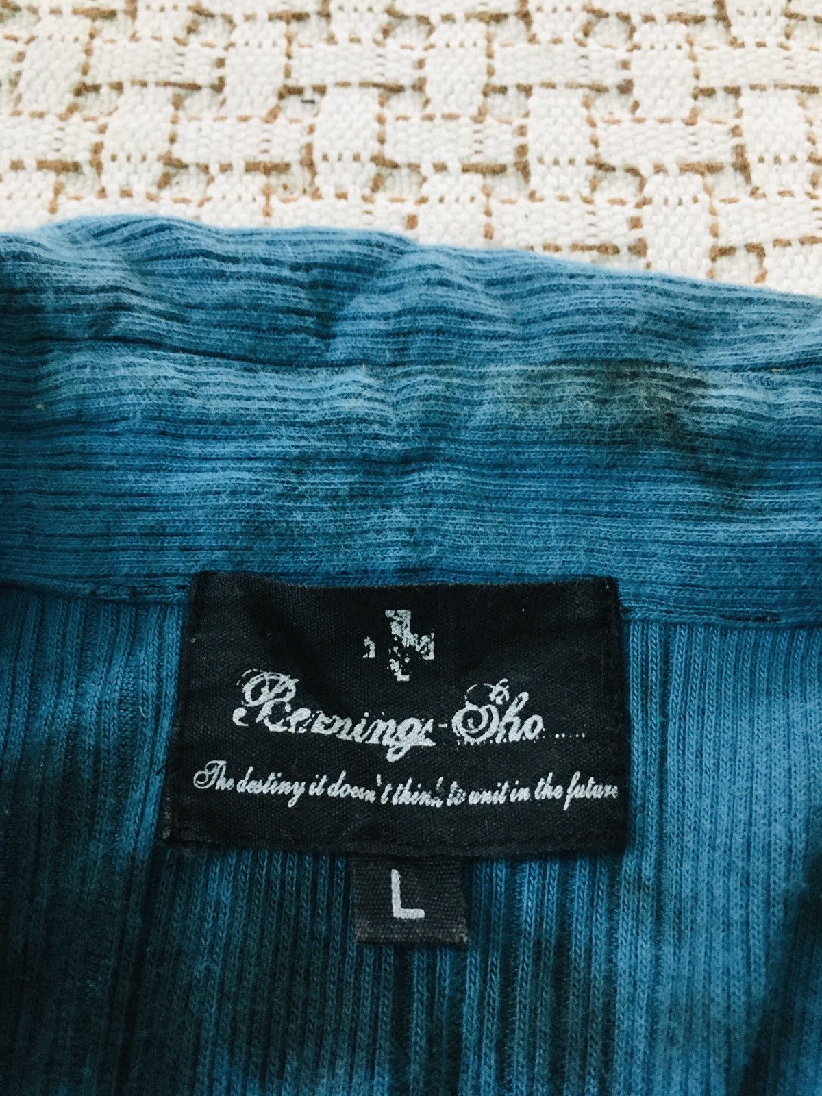 If Six Was Nine × Japanese Brand × Le Grande Bleu (L.G.B.) Bernings Sho Nice Design Punk Gothic Shirt (18) Size M / US 6-8 / IT 42-44 - 3 Thumbnail