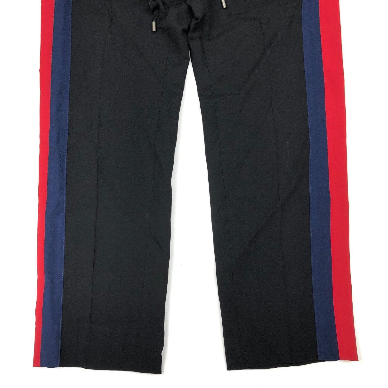 Gucci Gucci Wool Track Pants Black Blue and Red Side Stripe Size US 44 / EU 60 - 2 Thumbnail