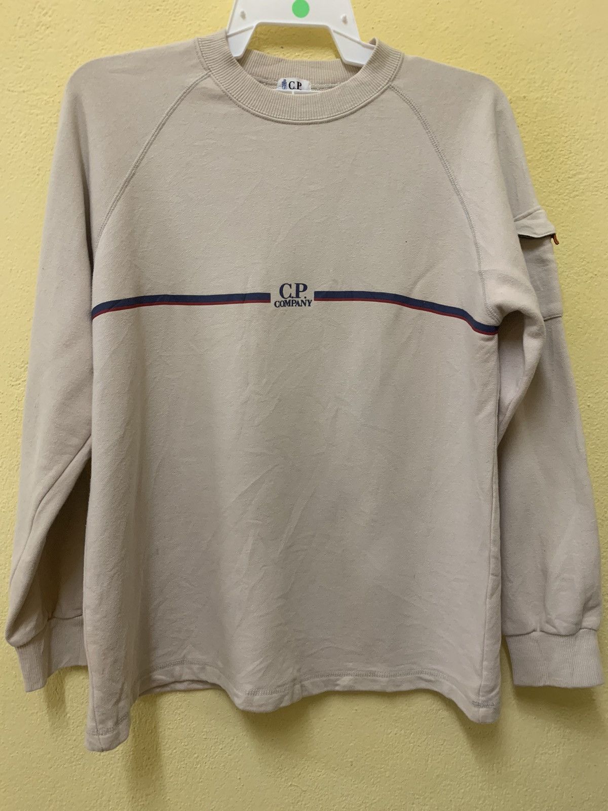 C.P. Company × Japanese Brand × Massimo Osti C.P.Company Center Logo Sweatshirt Japan Size US L / EU 52-54 / 3 - 1 Thumbnail