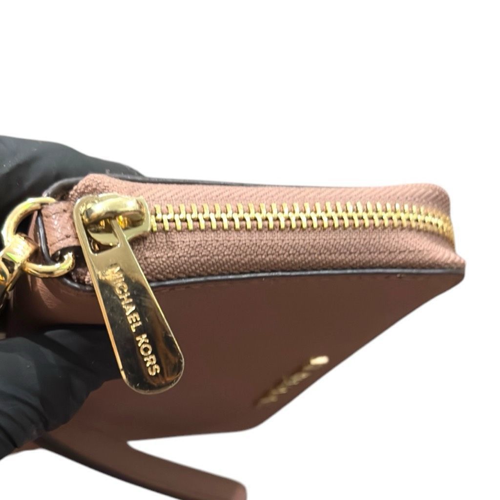 Michael Kors MICHAEL MICHAEL KORS Crossgrain Leather Continental Zip Around Wallet Clutch Bag SOLD OUT $260 Retail Size ONE SIZE - 5 Thumbnail