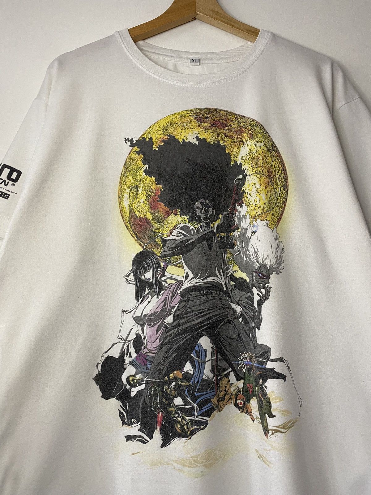 Vintage Vintage 00s Afro Samurai T-shirt Size US XL / EU 56 / 4 - 1 Thumbnail