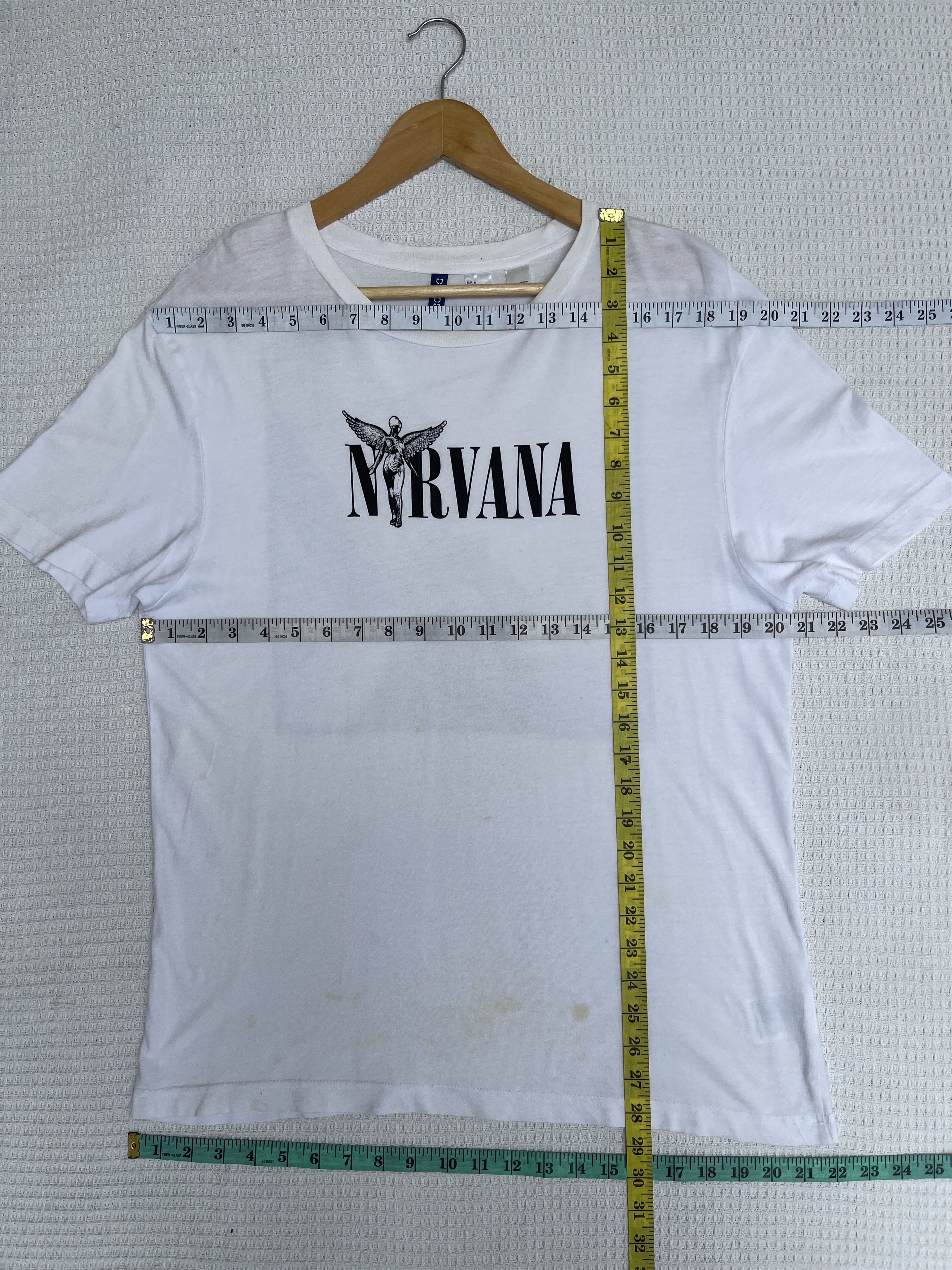 Band Tees × Nirvana × Vintage Last Drop🔥Rare🔥Vintage Nirvana Band T-Shirt Size US M / EU 48-50 / 2 - 8 Thumbnail