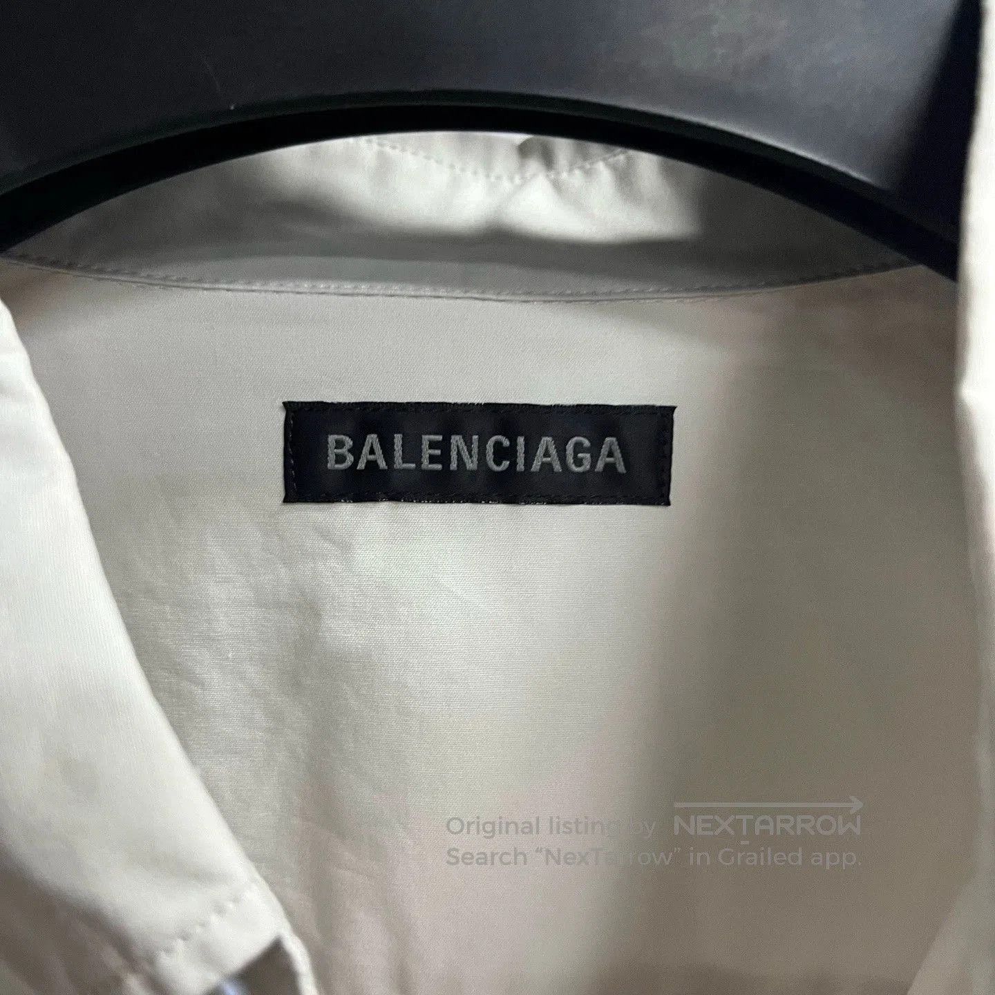 Balenciaga Balenciaga Paris Print Short Sleeve Shirt. Size US XS / EU 42 / 0 - 3 Thumbnail