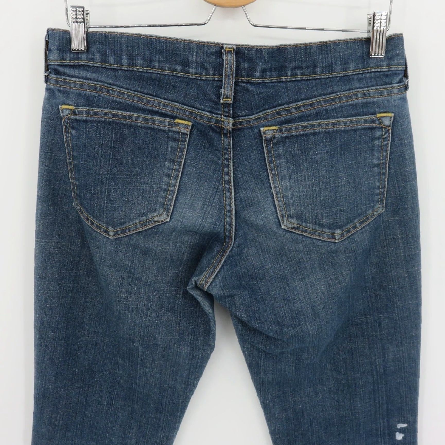 Old Navy Old Navy Jeans Women 8 5-Pocket Denim Blue Straight Pockets 2008 Vintage No Size 30" / US 8 / IT 44 - 7 Thumbnail