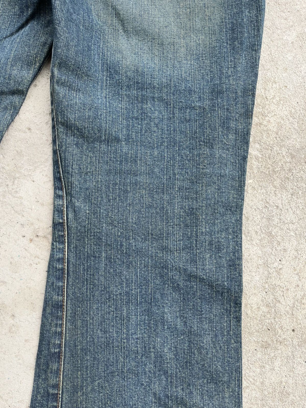 Miss Sixty Flared Miss Sixty Dirty Faded Denim Pants Jeans Y2K Japanese Size 32" / US 10 / IT 46 - 15 Thumbnail