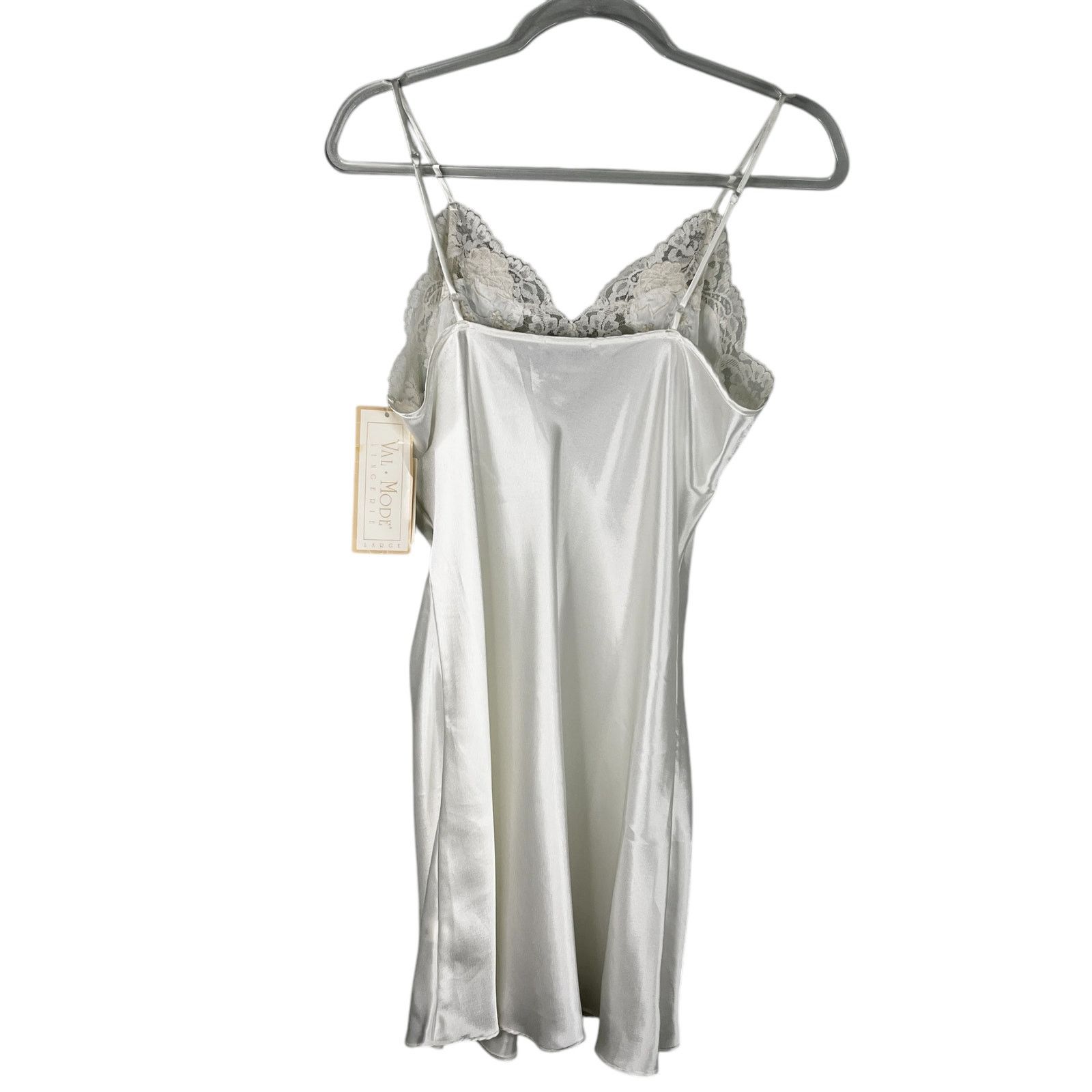 Other Val Mode Vintage Lingerie Wedding M/L Nightie Robe Lace New Size ONE SIZE - 4 Thumbnail