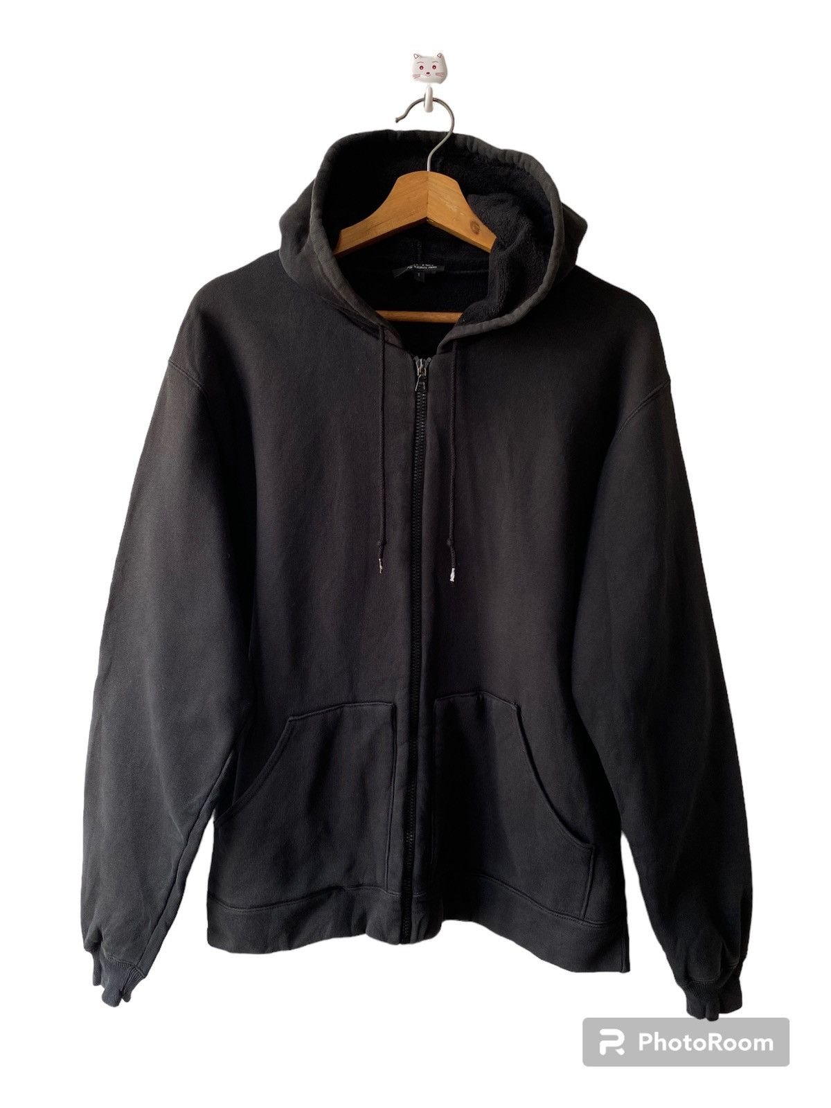 A.P.C. × Japanese Brand 1990s - A.P.C Black Zipper Hoodie Size US M / EU 48-50 / 2 - 1 Thumbnail