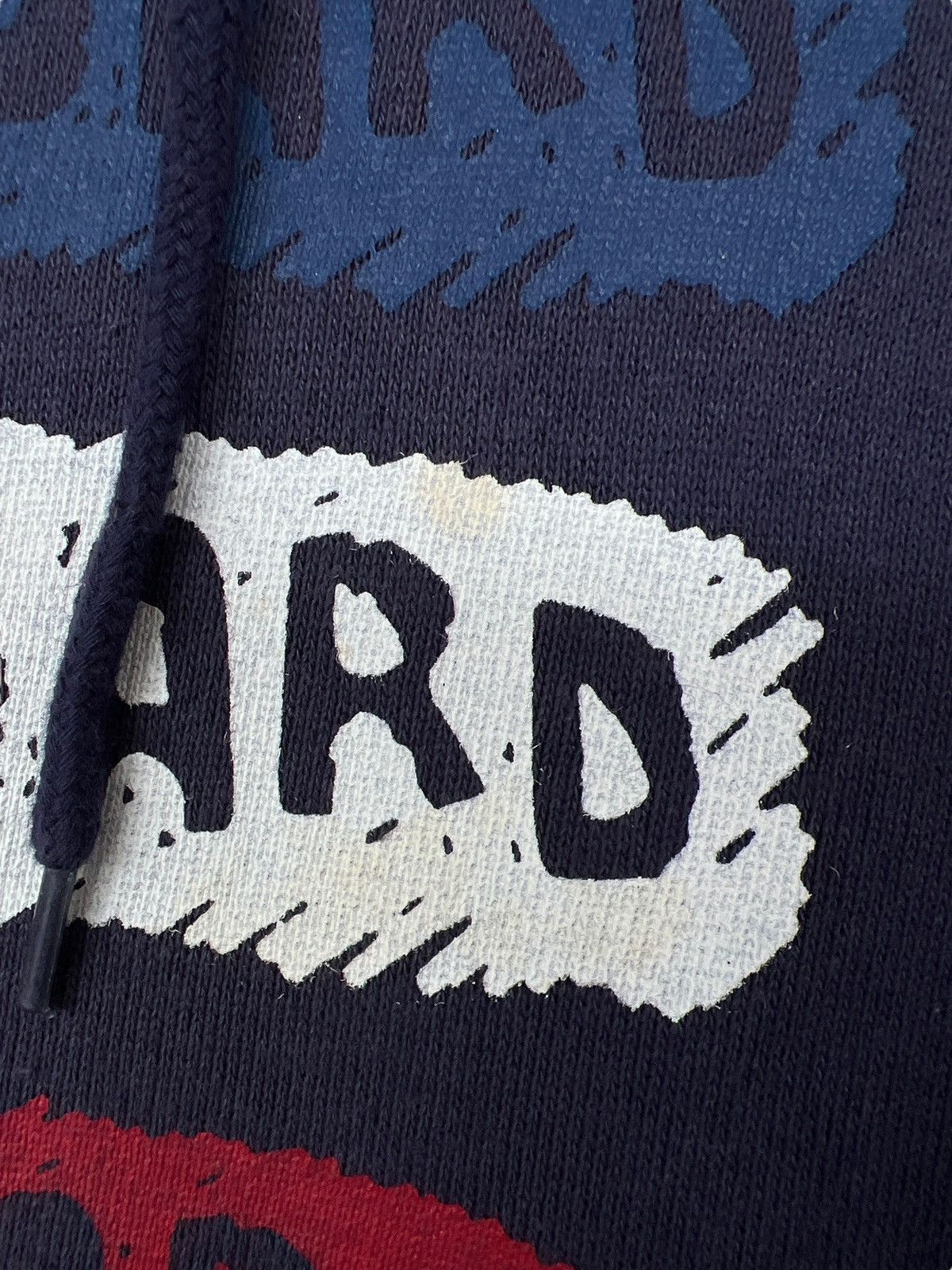 Vintage Takeo Kikuchi Japan Standard Spellout Navy Blue Hoodie Size US S / EU 44-46 / 1 - 4 Thumbnail
