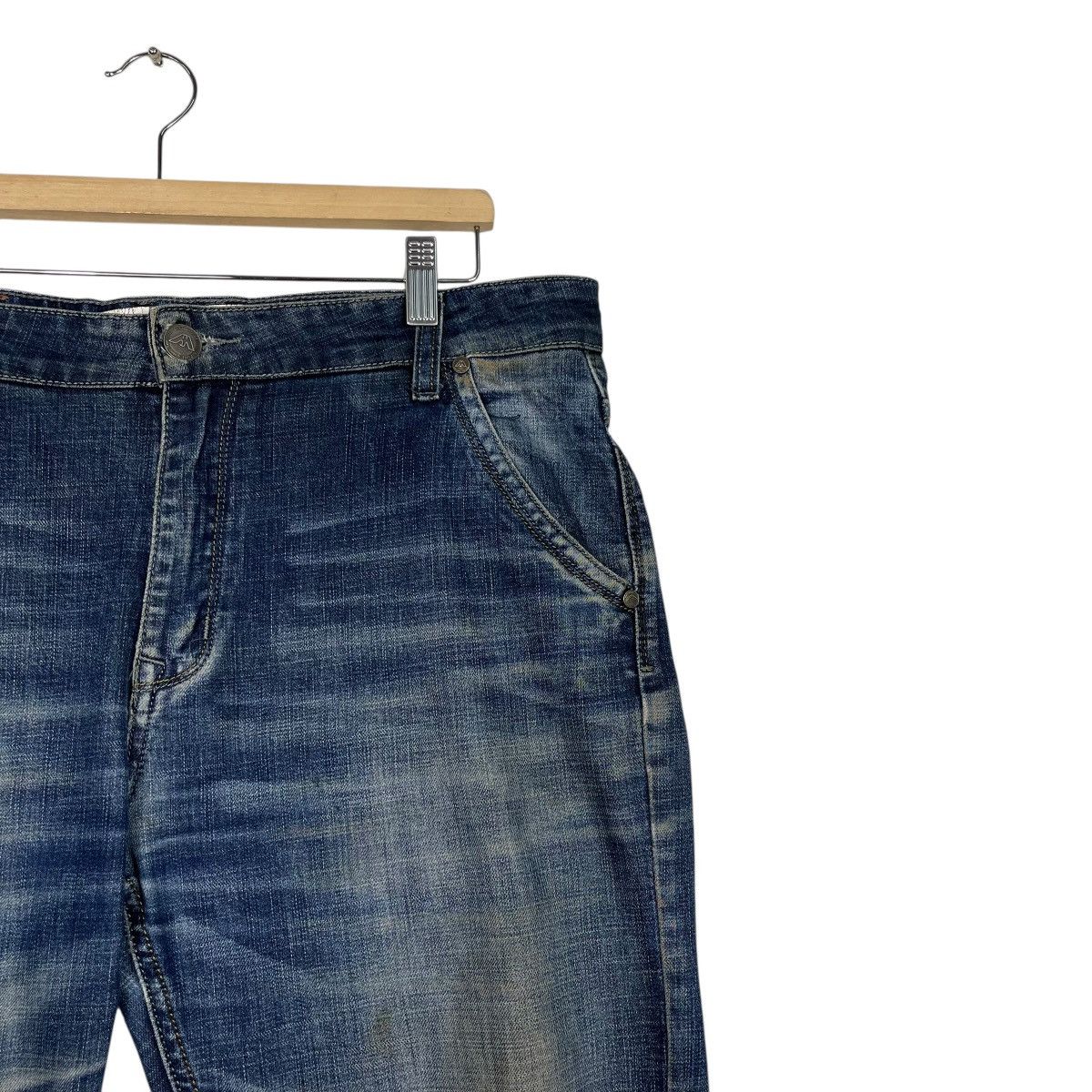 Armani Vintage Armani Jeans Distressed Denim Jeans Size US 34 / EU 50 - 5 Thumbnail