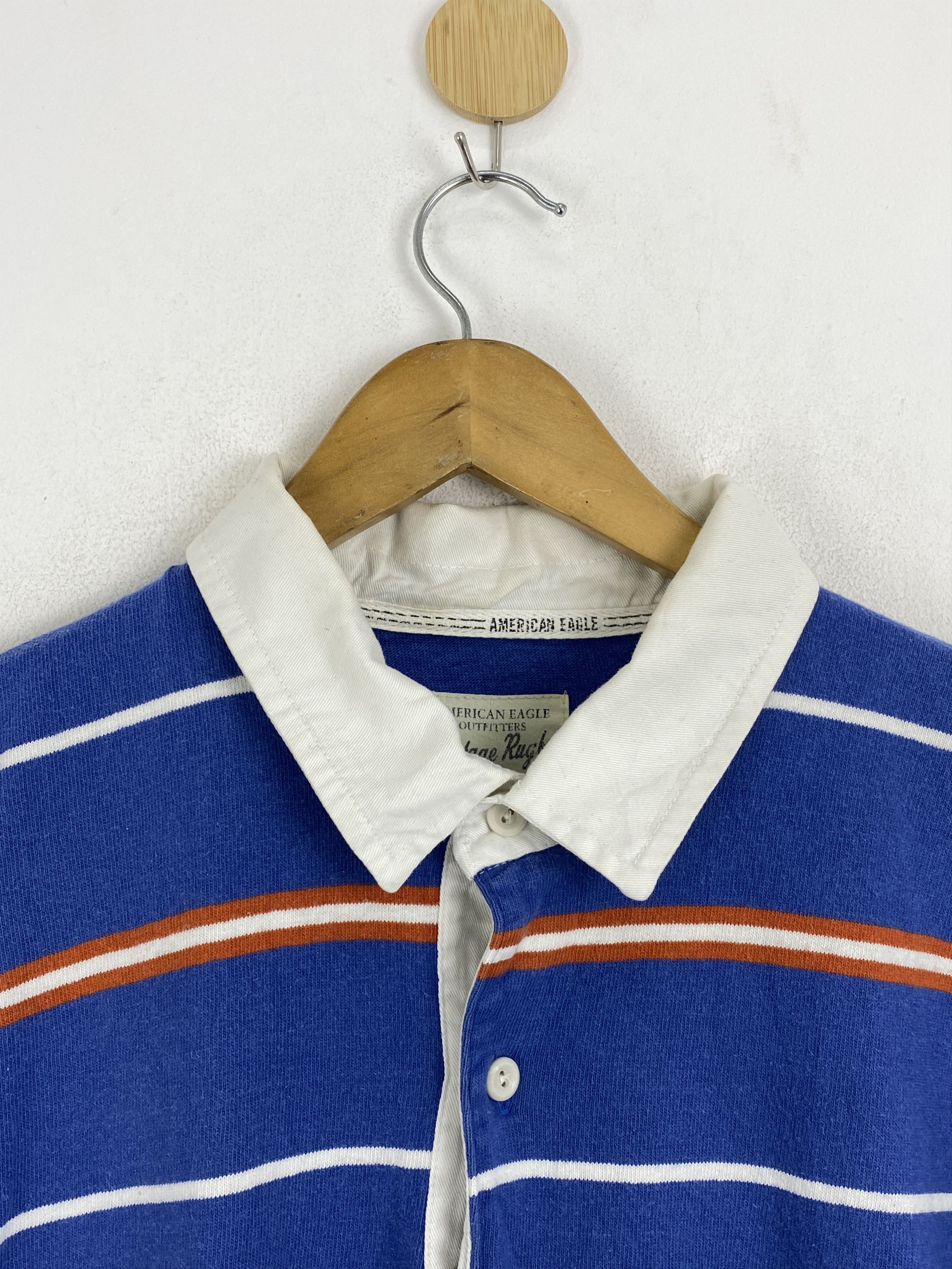 American Eagle Outfitters × Vintage Vintage American Eagle Outfitters Rugby Polo Shirt TA0708 Size US L / EU 52-54 / 3 - 12 Thumbnail