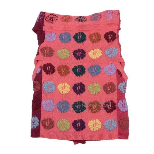 Comme des Garcons Comme Des Garcons size F Pink Vintage Floral Design Knit T Size S / US 4 / IT 40 - 3 Thumbnail