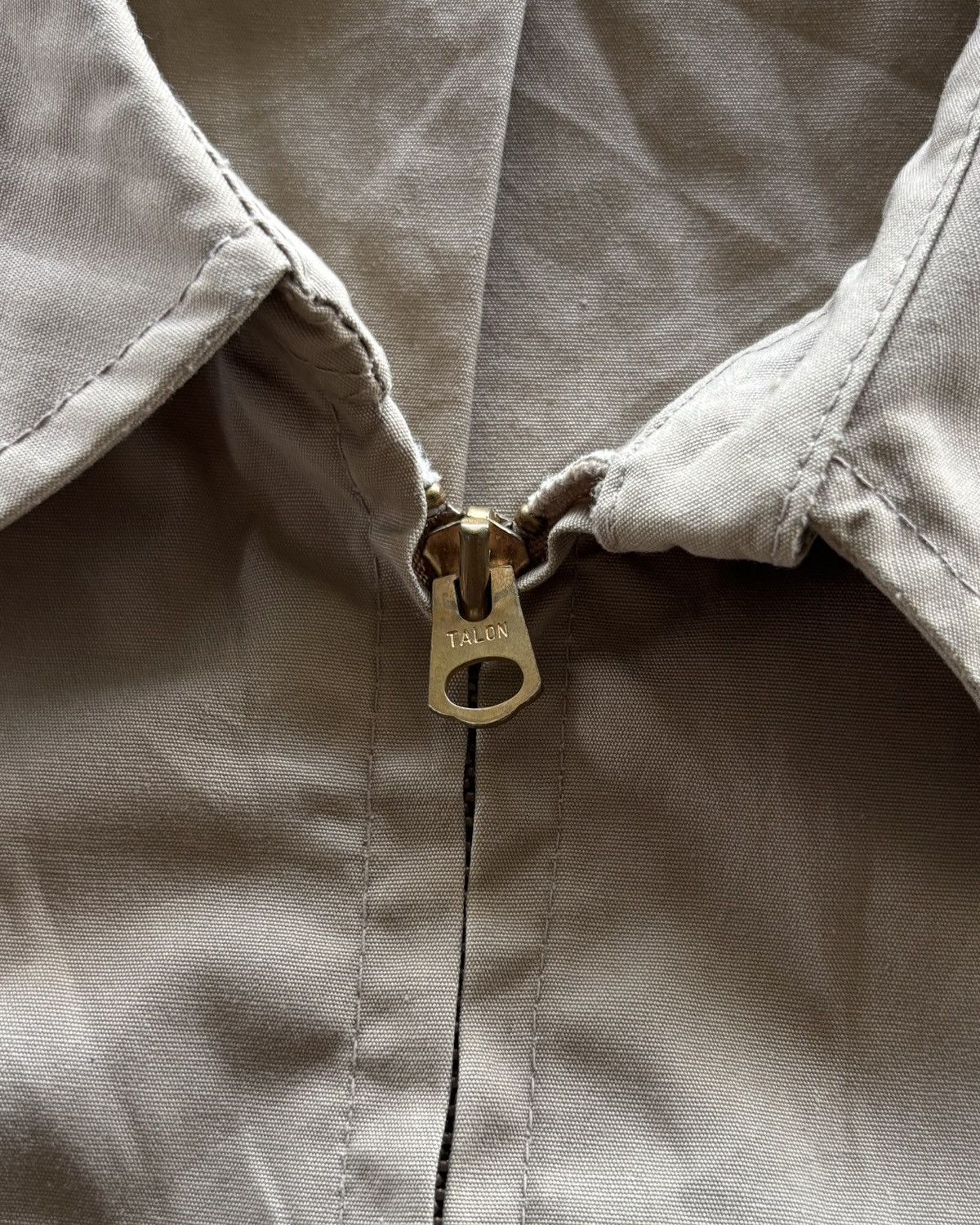 Vintage 70s Geighton Beige Work Jacket Size US L / EU 52-54 / 3 - 3 Thumbnail