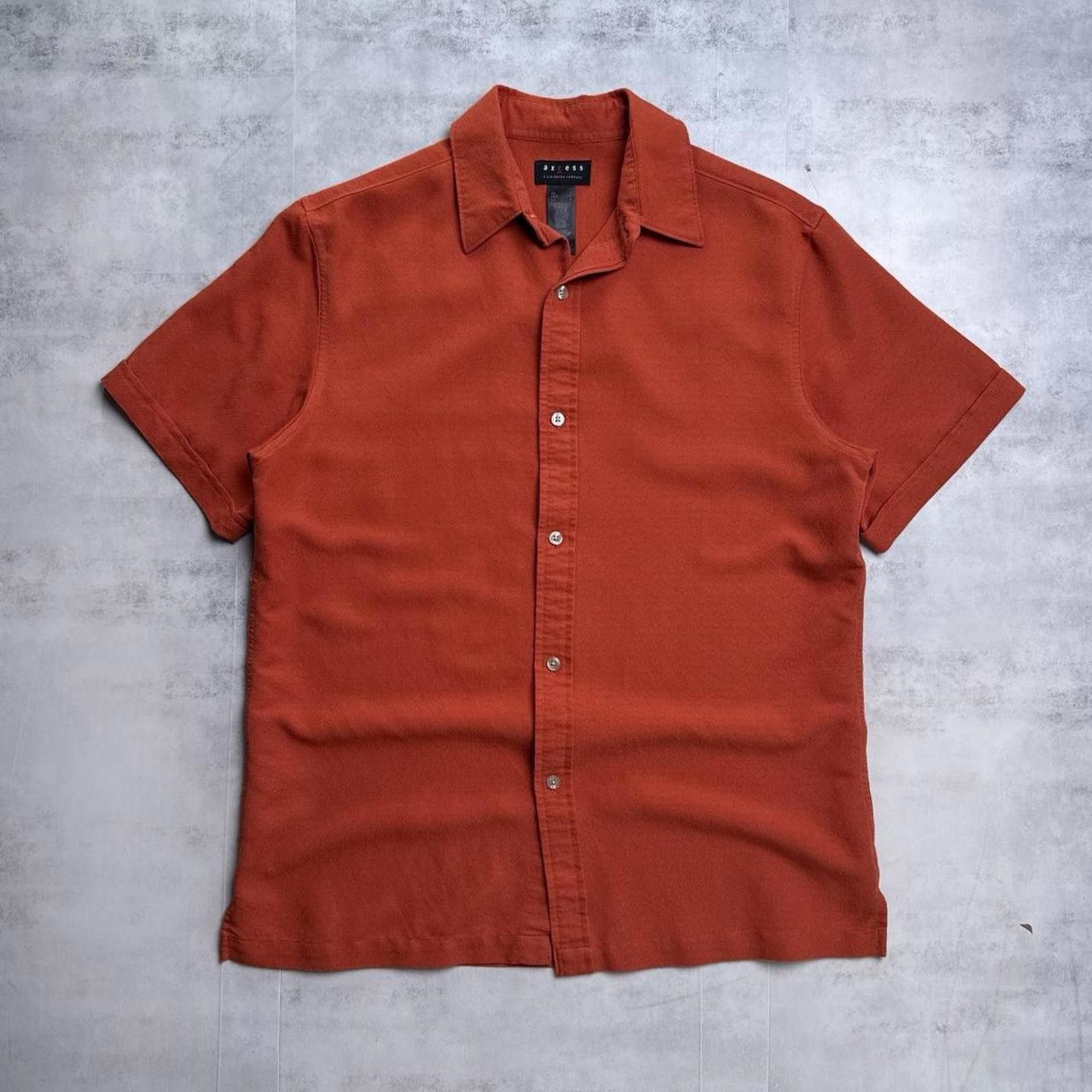 Other Y2K Axcess Orange Button Up Short sleeve shirt Size US S / EU 44-46 / 1 - 1 Thumbnail