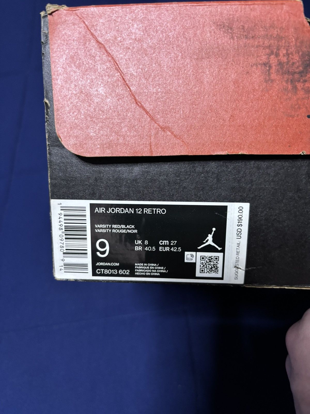 Jordan Brand Jordan 12 Retro Reverse Flu Game 2020 Size 9 Size US 9 / EU 42 - 9 Thumbnail