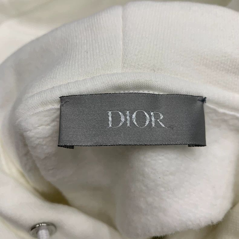 Dior Dior White Hooded Sweatshirt XS Size US XS / EU 42 / 0 - 4 Thumbnail