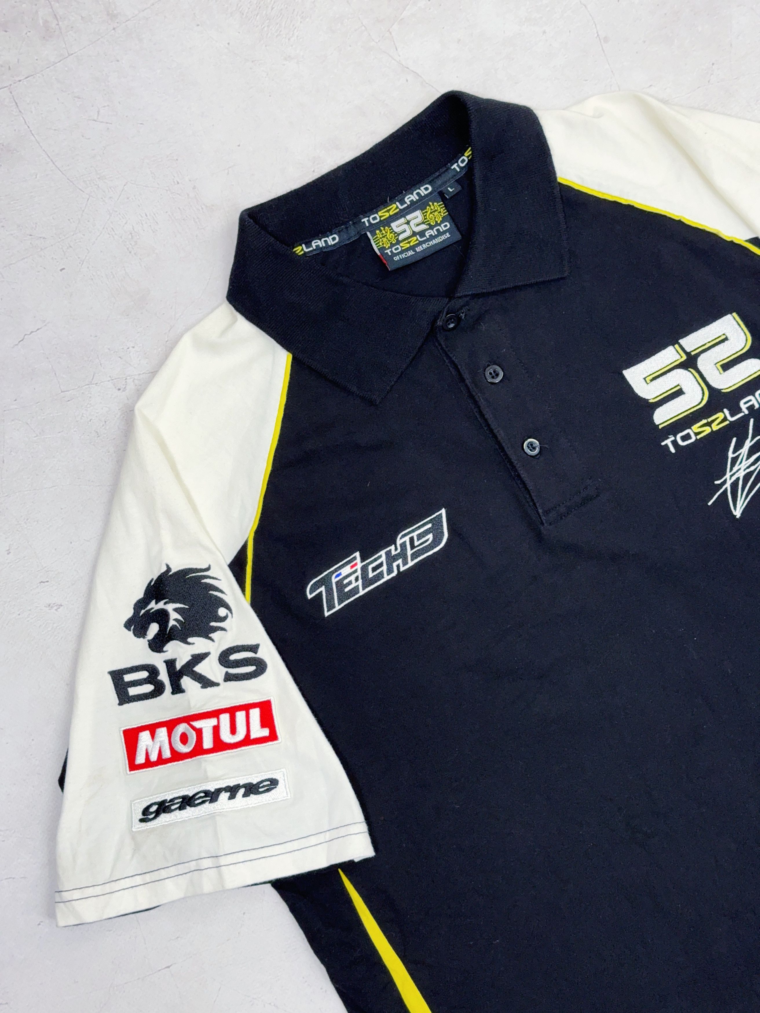 Other 2009 James Toseland 52 Polo T-Shirt Tech3 Motul MotoGP Size US M / EU 48-50 / 2 - 7 Thumbnail