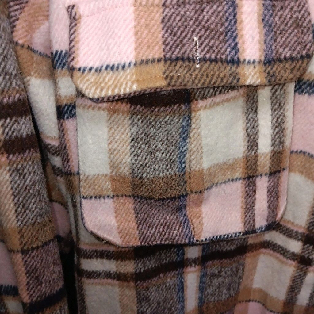 Missguided Missguided heavy Flannel Jacket, pink/white/black, S 2, NWOT Size XS / US 0-2 / IT 36-38 - 6 Thumbnail