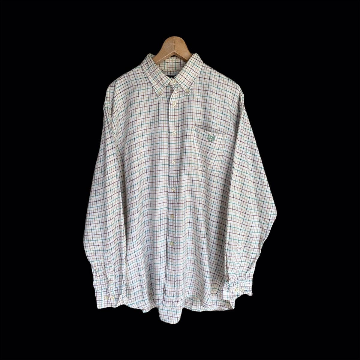 Chaps Vintage Chaps Plaid Tartan Flannel Shirt Button Up Size US XL / EU 56 / 4 - 1 Thumbnail