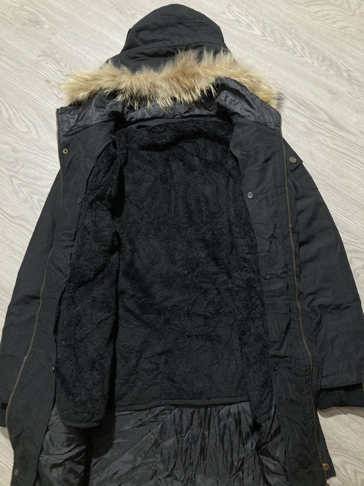 If Six Was Nine 2000s Banana Seven Down Fur Jacket Goa Apocalypse Style Size US S / EU 44-46 / 1 - 12 Thumbnail