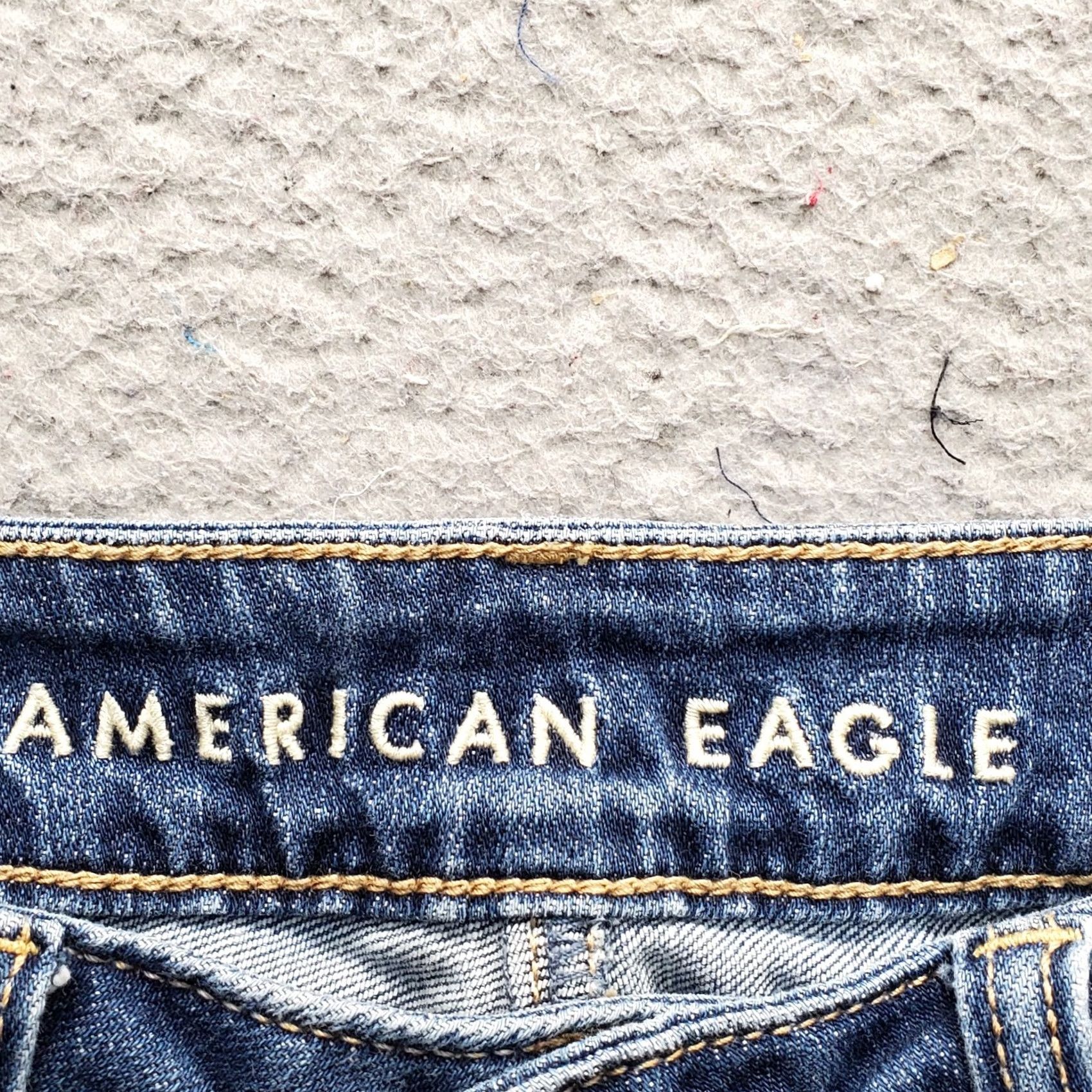 American Eagle Outfitters American Eagle Outfitters Tomgirl Jeans Womens 0 Blue Denim Distressed Skinny Size 25" / US 0 / IT 36 - 7 Thumbnail