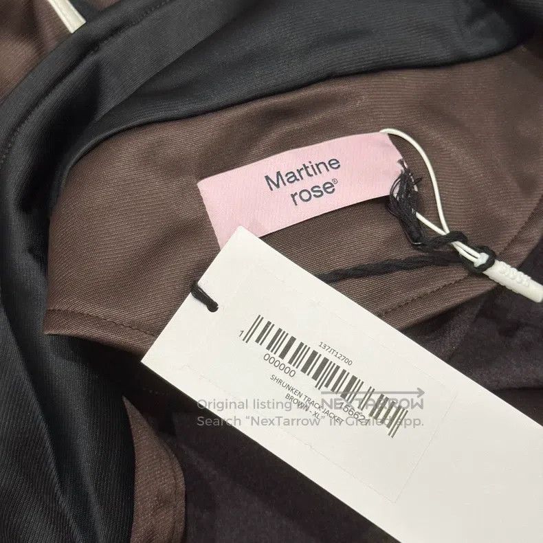 Martine Rose Martine Rose Brown Sports Jacket Size US XL / EU 56 / 4 - 4 Thumbnail