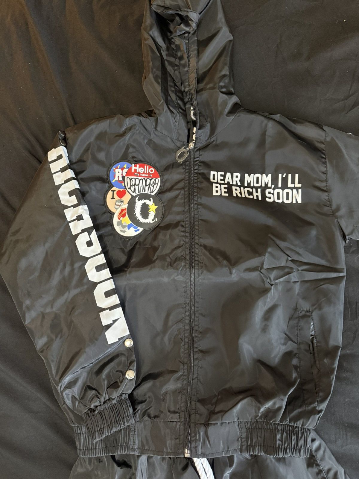 Other “Dear Mom I’ll Be Rich Soon” Black Windbreaker Set Size US S / EU 44-46 / 1 - 2 Thumbnail