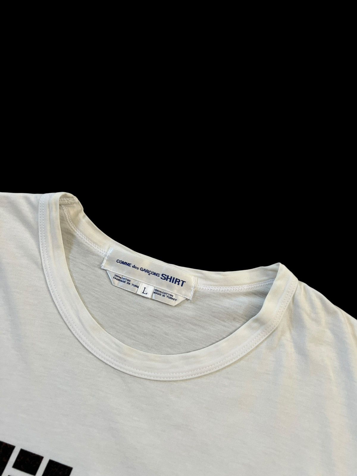 Comme des Garcons Comme des Garçons SS2004 Liberte French Word Tshirt Size US M / EU 48-50 / 2 - 5 Thumbnail