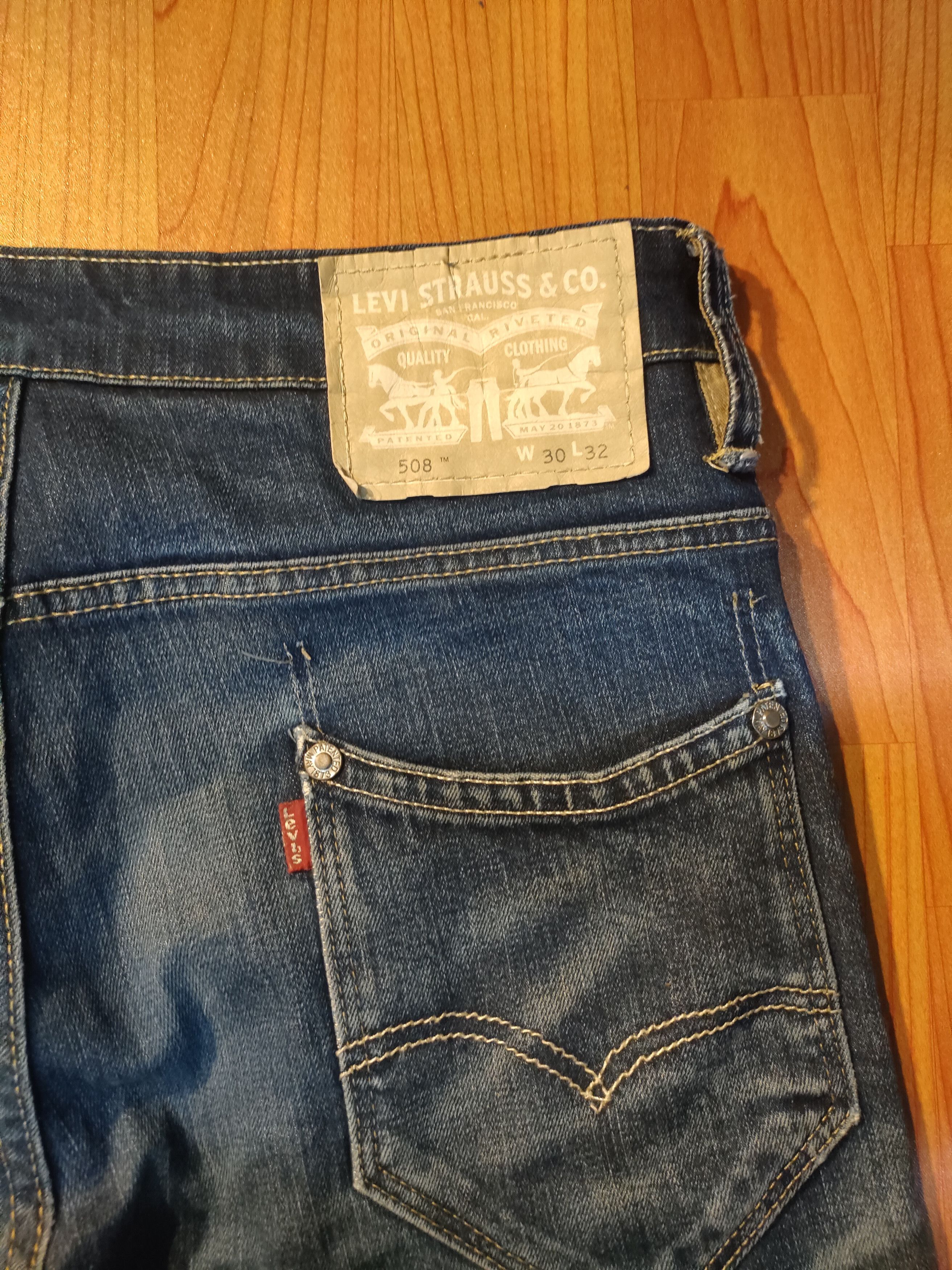 Levi's × Levi's Vintage Clothing Levi's 508 Patented May1873 Size US 30 / EU 46 - 6 Thumbnail