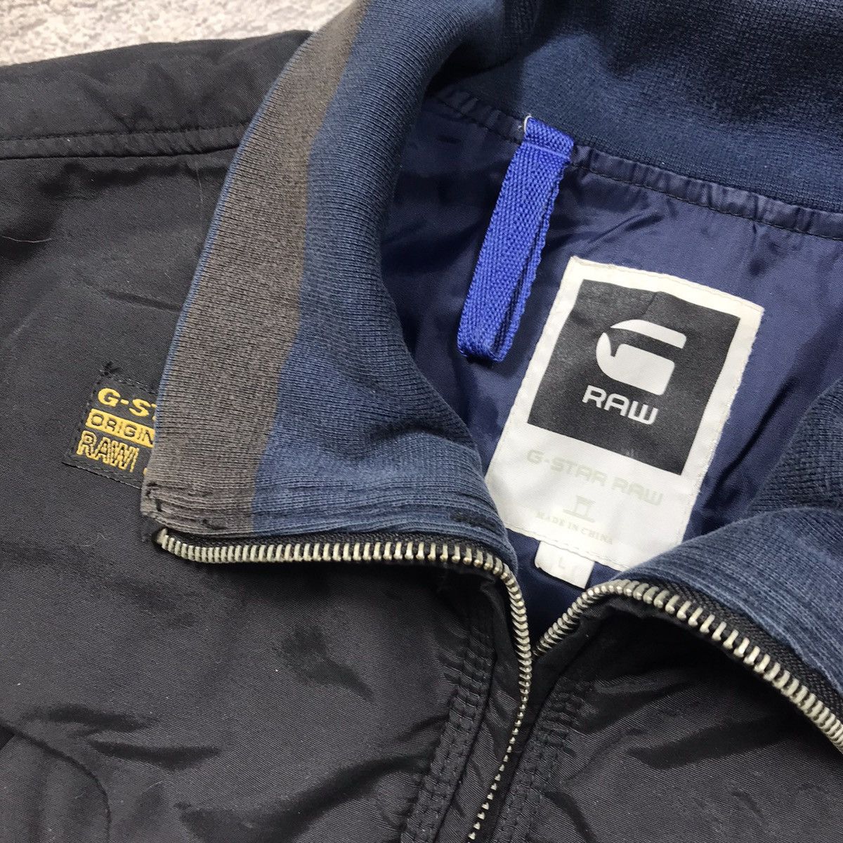 Vintage Vintage G-Star Quilted Bomber Jacket Streetwear Japan 90s L Size US L / EU 52-54 / 3 - 4 Thumbnail