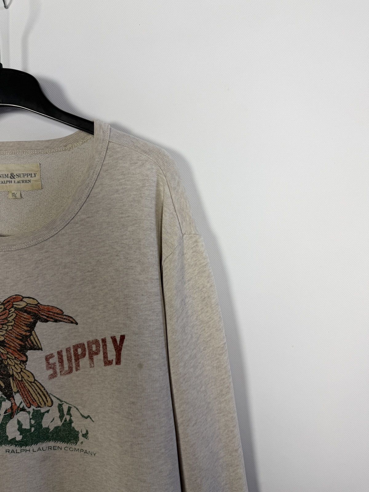 Denim & Supply Ralph Lauren Vintage Denim Supply Ralph Lauren Crew Sweatshirt Eagle XXL Size US XXL / EU 58 / 5 - 2 Thumbnail