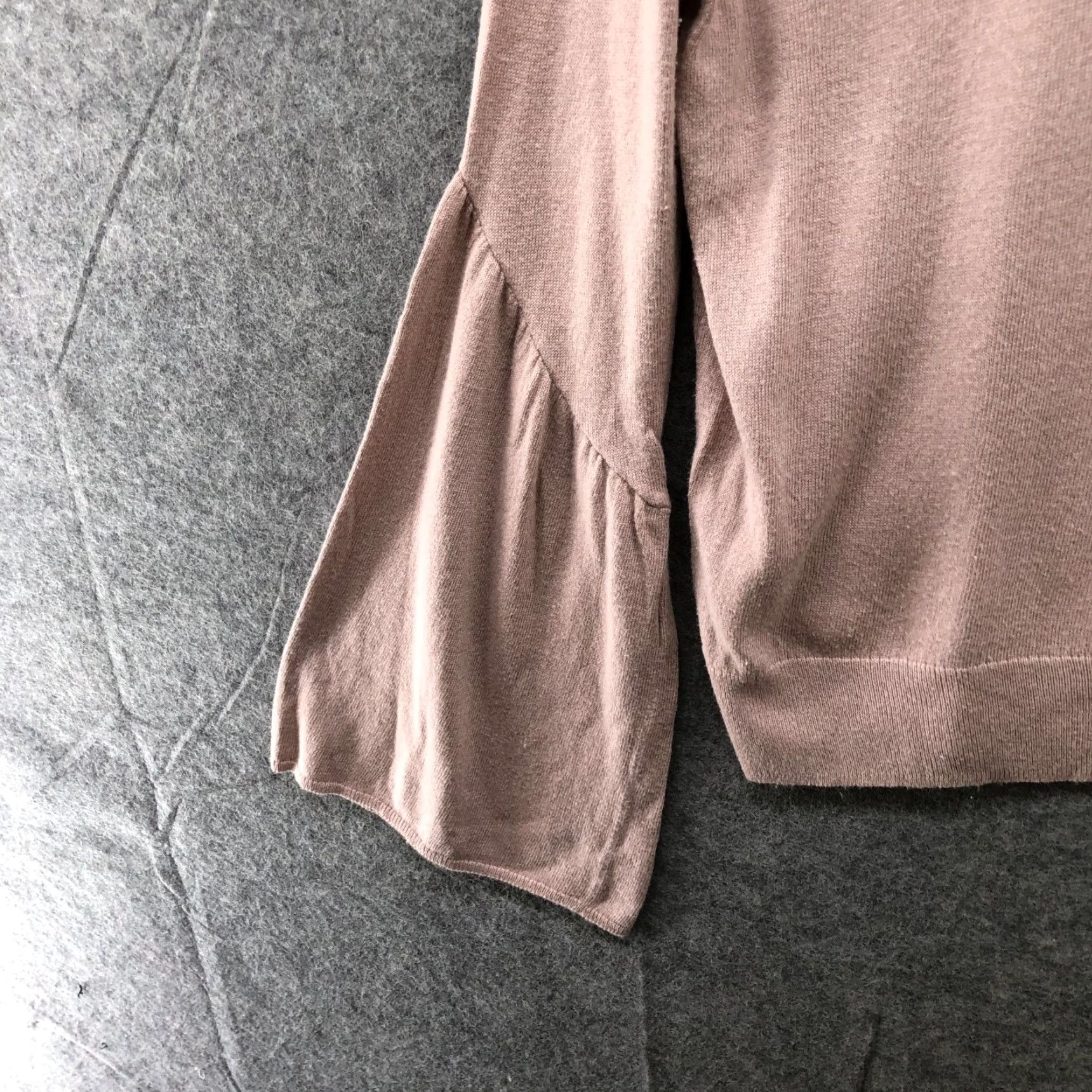 Vintage VINTAGE Leith Bell Sleeve Sweater Womens S Blush Pink Wool Blend Crewneck Knit Size S / US 4 / IT 40 - 5 Thumbnail