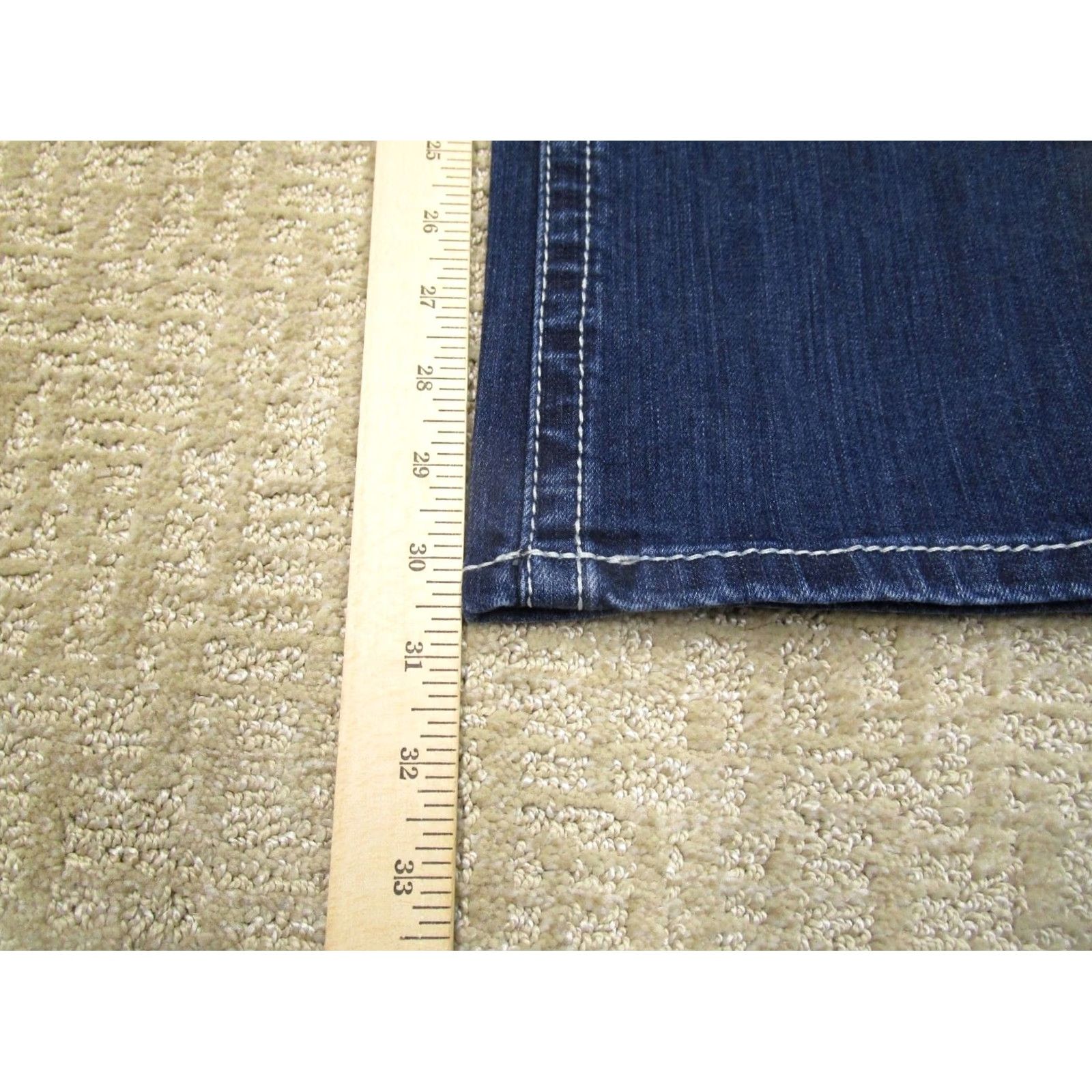 Ariat Ariat Jeans Women 27P Blue Low Rise Bootcut Petite Western Pants Dark Wash Logo Denim Classic Bootscut Jeans Womens Size 27" / US 4 / IT 40 - 7 Thumbnail