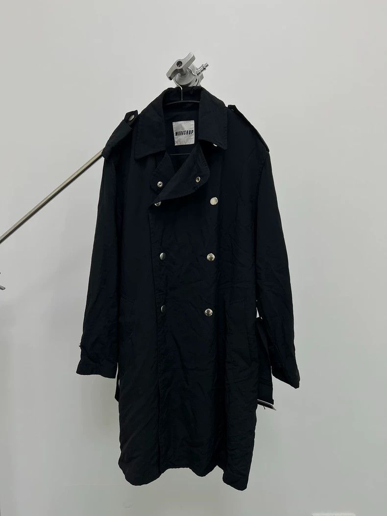 Yohji Yamamoto yohji yamamoto Breasted court trench coat 2503-Nextarrow Size US L / EU 52-54 / 3 - 1 Thumbnail