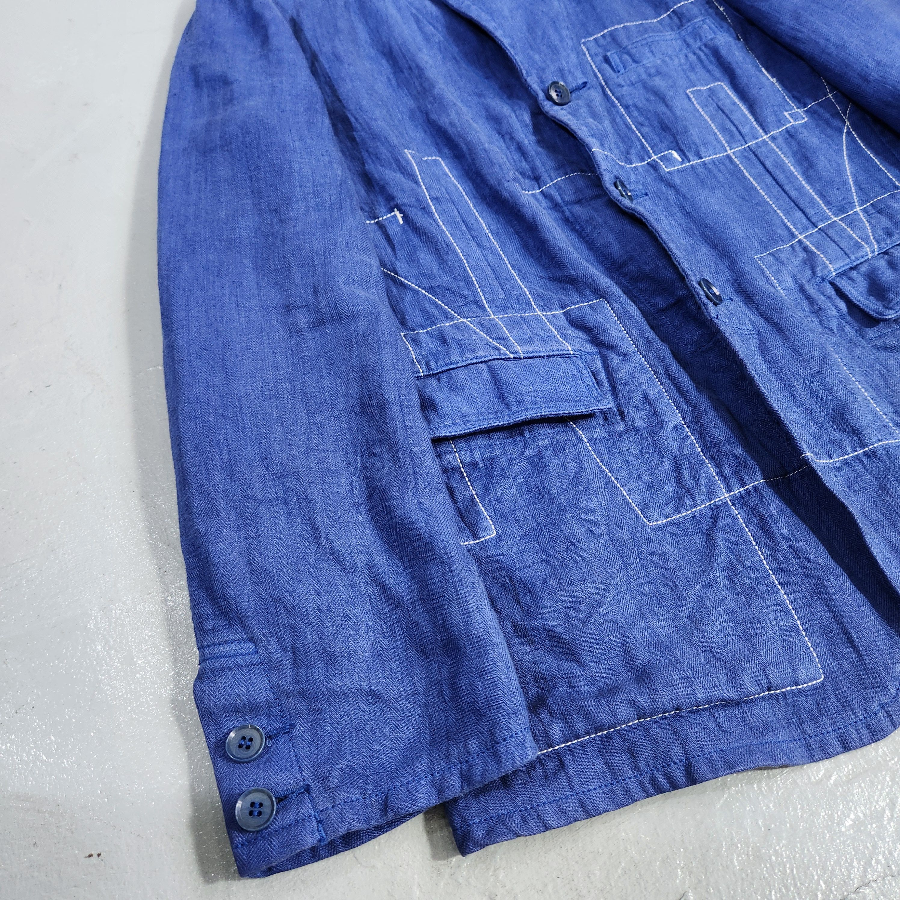 Comme des Garcons × Comme des Garcons Homme × Comme des Garcons Homme Plus Comme Des Garcons Homme Plus 2003 patchworks stiches blazer Size US M / EU 48-50 / 2 - 6 Thumbnail
