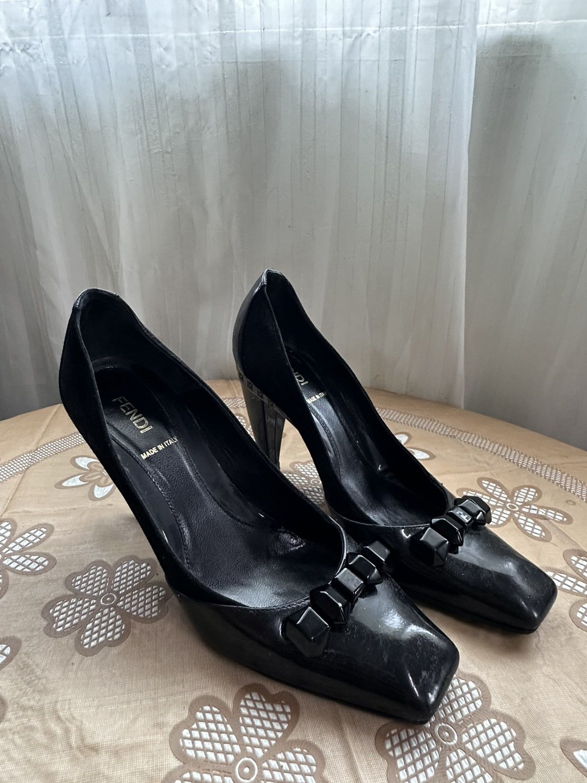 Fendi Fendi FF Logo Patent High Heels Size US 6.5 / IT 36.5 - 17 Thumbnail