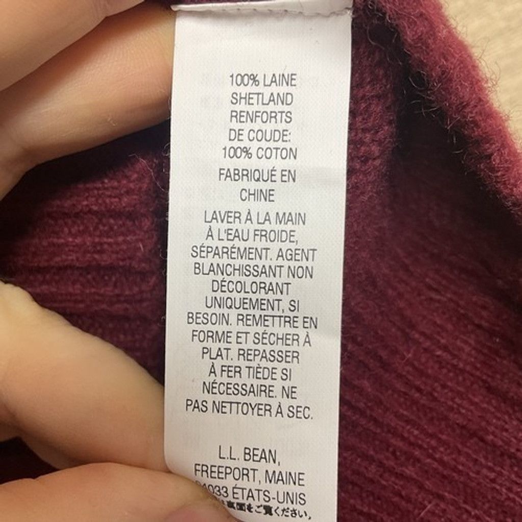 L.L. Bean L.L. Bean Elbow Patches Wool 1/4 Zip Sweater Men L Reg. Size US L / EU 52-54 / 3 - 3 Thumbnail