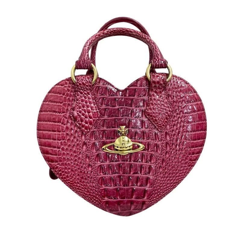 Vivienne Westwood Vivienne Westwood size os Alligator skin love handbag Size ONE SIZE - 1 Thumbnail