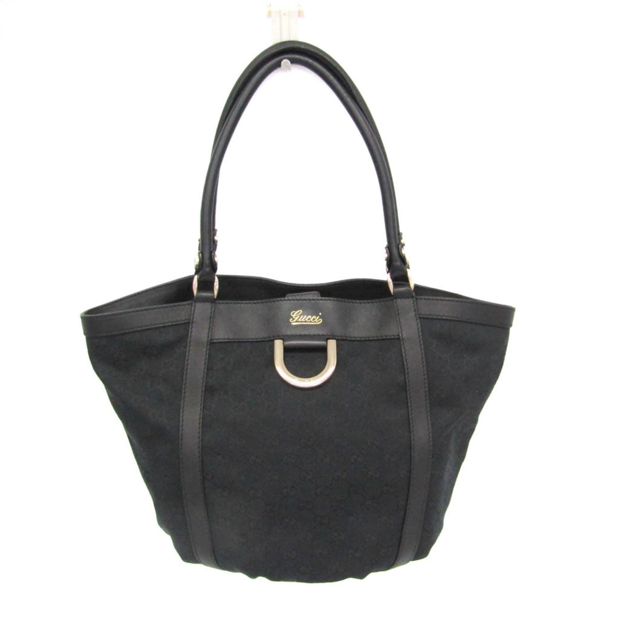 Gucci Gucci GG Canvas 211982 Women's GG Canvas,Leather Shoulder Bag,Tote Bag Black Size ONE SIZE - 1 Thumbnail