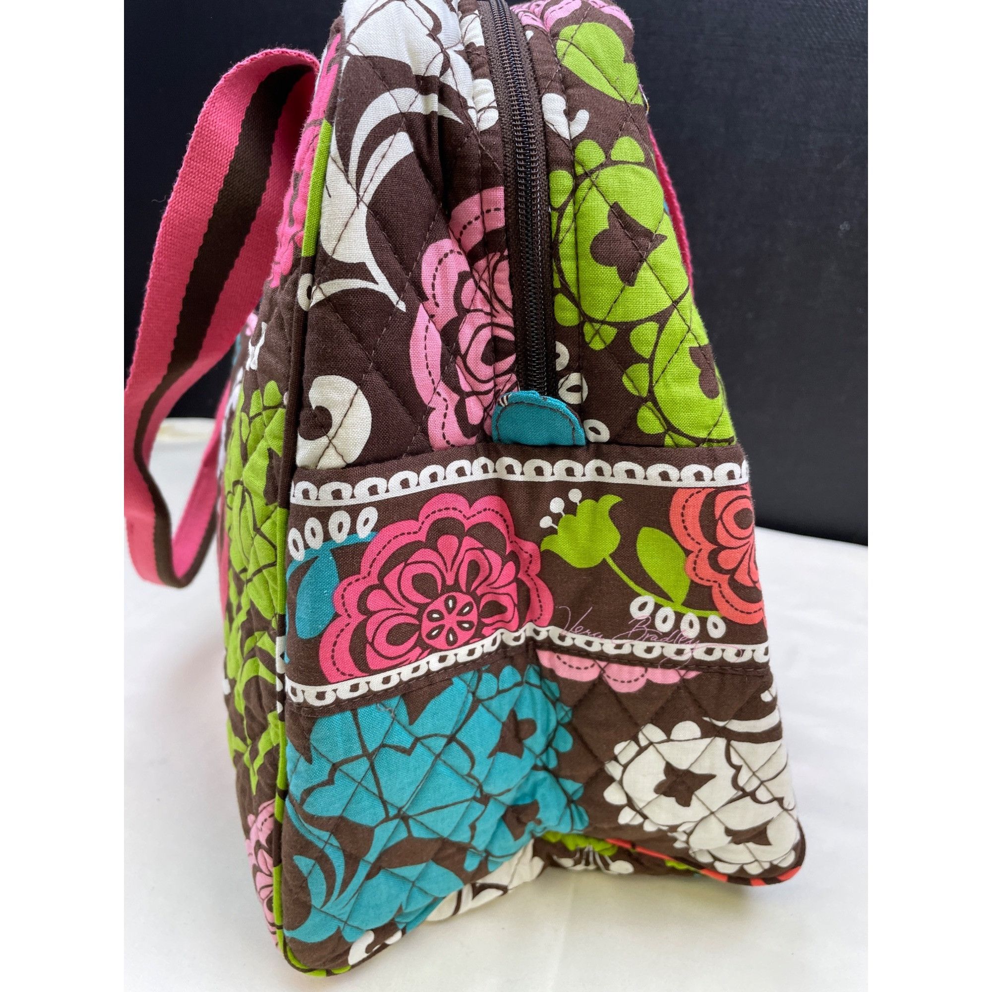 Vera Bradley Vera Bradley Lola Floral Retired Women's Tote Bag Pink Multi Size ONE SIZE - 2 Thumbnail