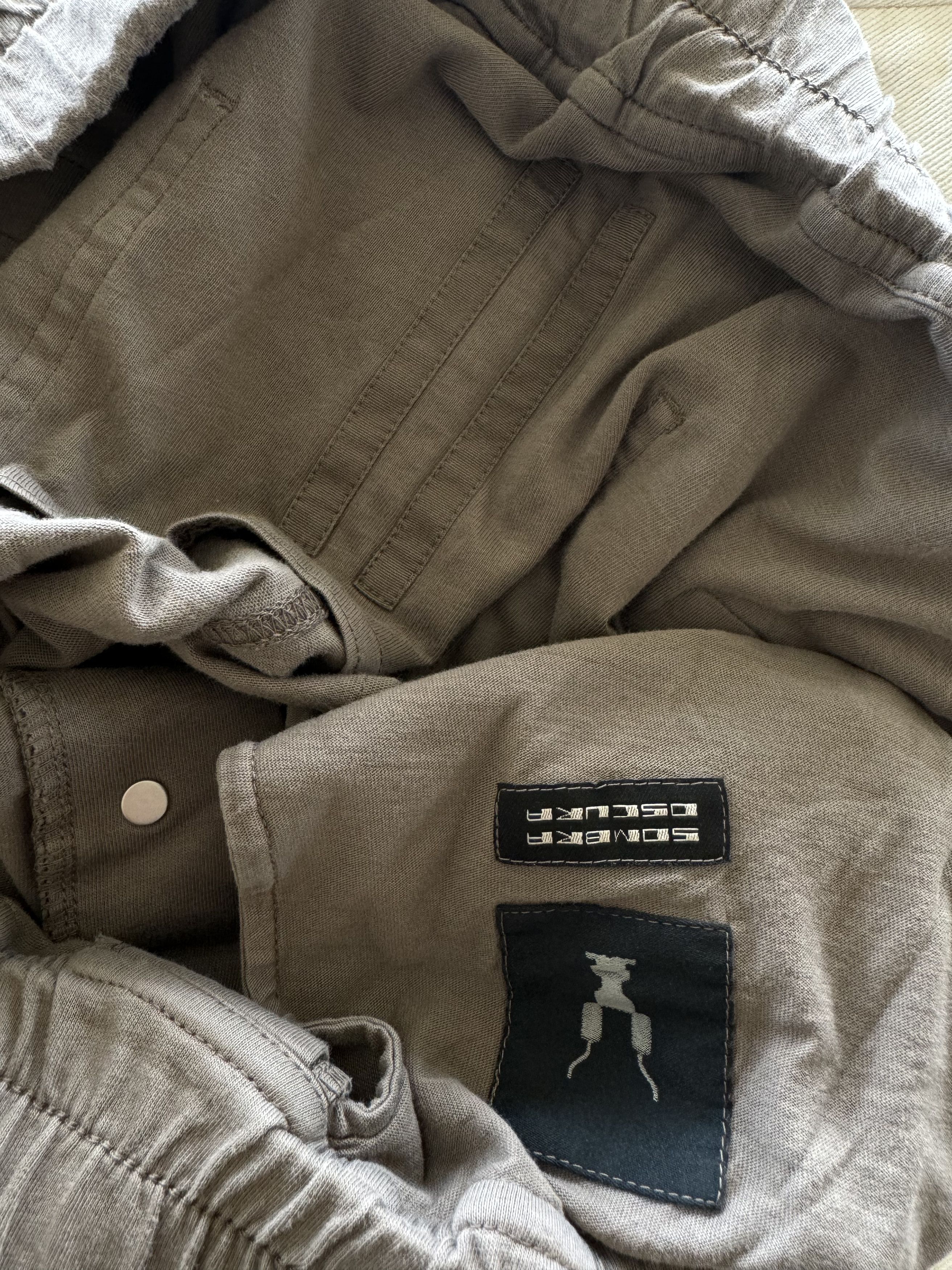 Rick Owens Drkshdw Rick Owens Beige Lounge Pant Sombra Oscura Size US 30 / EU 46 - 8 Thumbnail