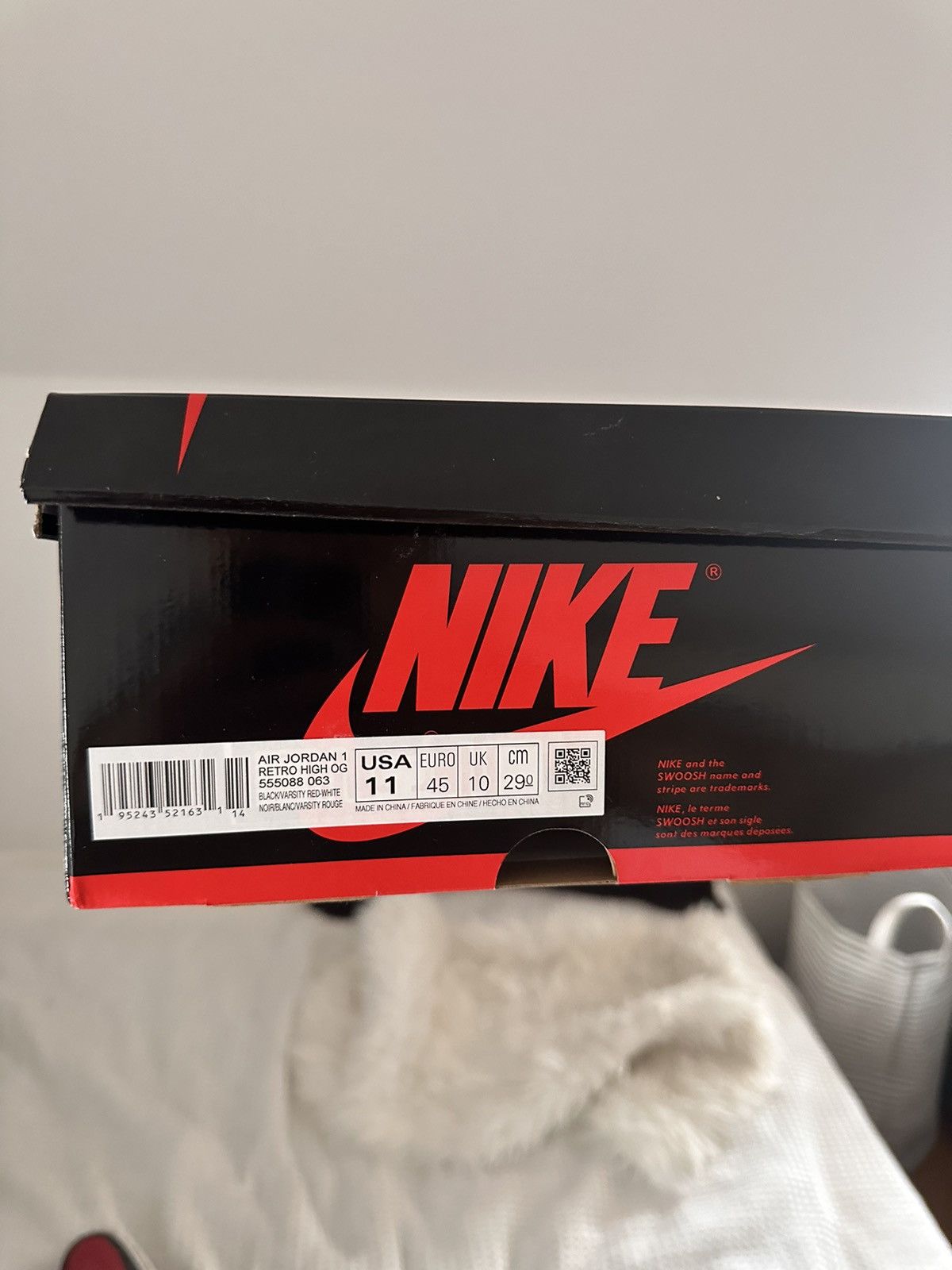 Jordan Brand × Nike Jordan 1 Patent Bred Size US 11 / EU 44 - 10 Thumbnail