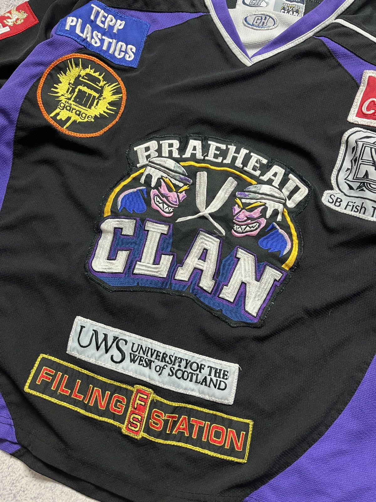 NHL Braehead Glasgow Clan EIHL Ice Hockey Jersey Haywood #11 Size US M / EU 48-50 / 2 - 4 Thumbnail