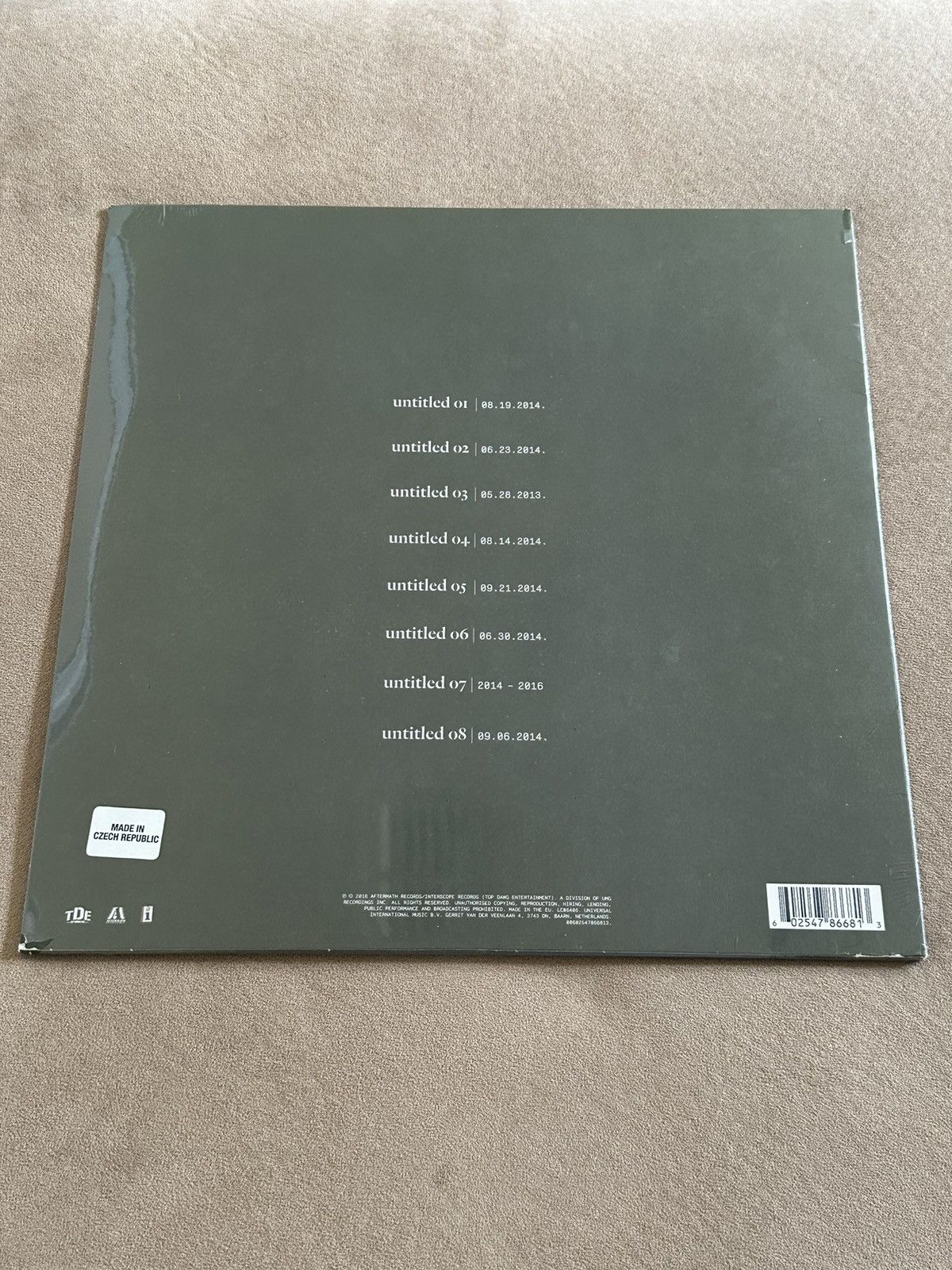 Vinyl Factory Kendrick Lamar- Untitled Unmastered. VINYL | Grailed