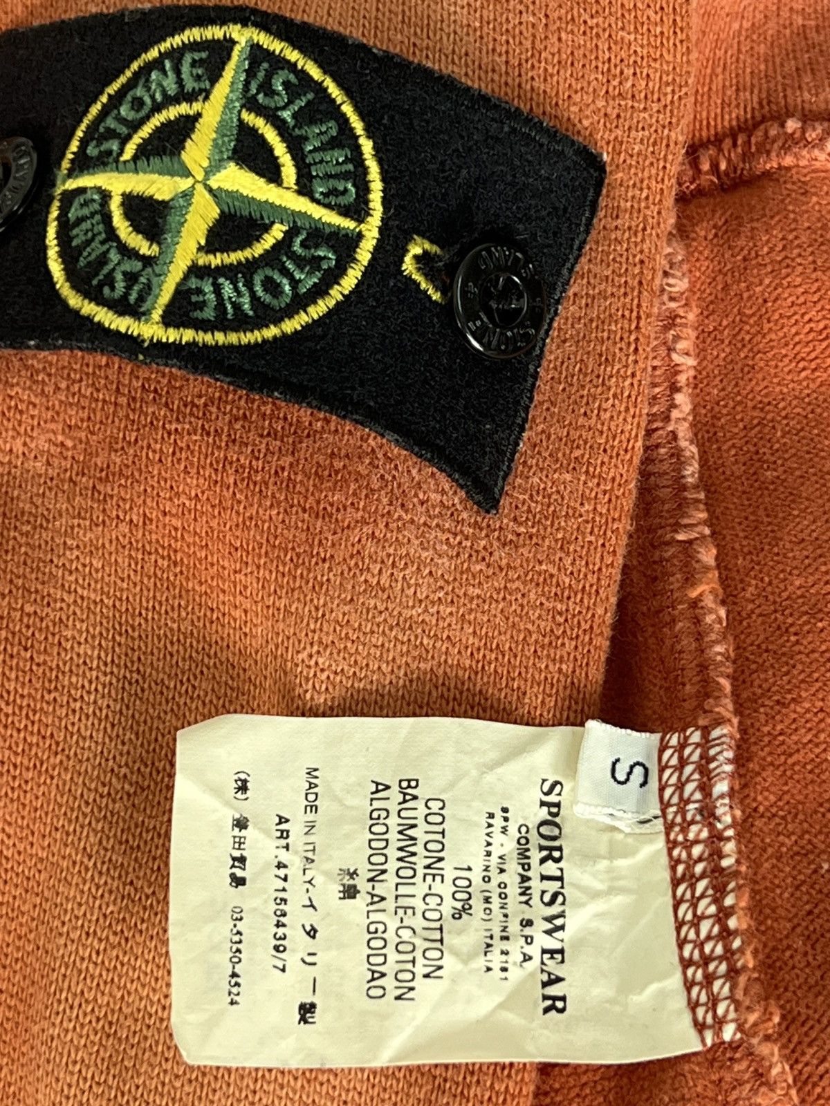 Stone Island STONE ISLAND AW2007 Button/Zipper Pullover Size US S / EU 44-46 / 1 - 8 Thumbnail