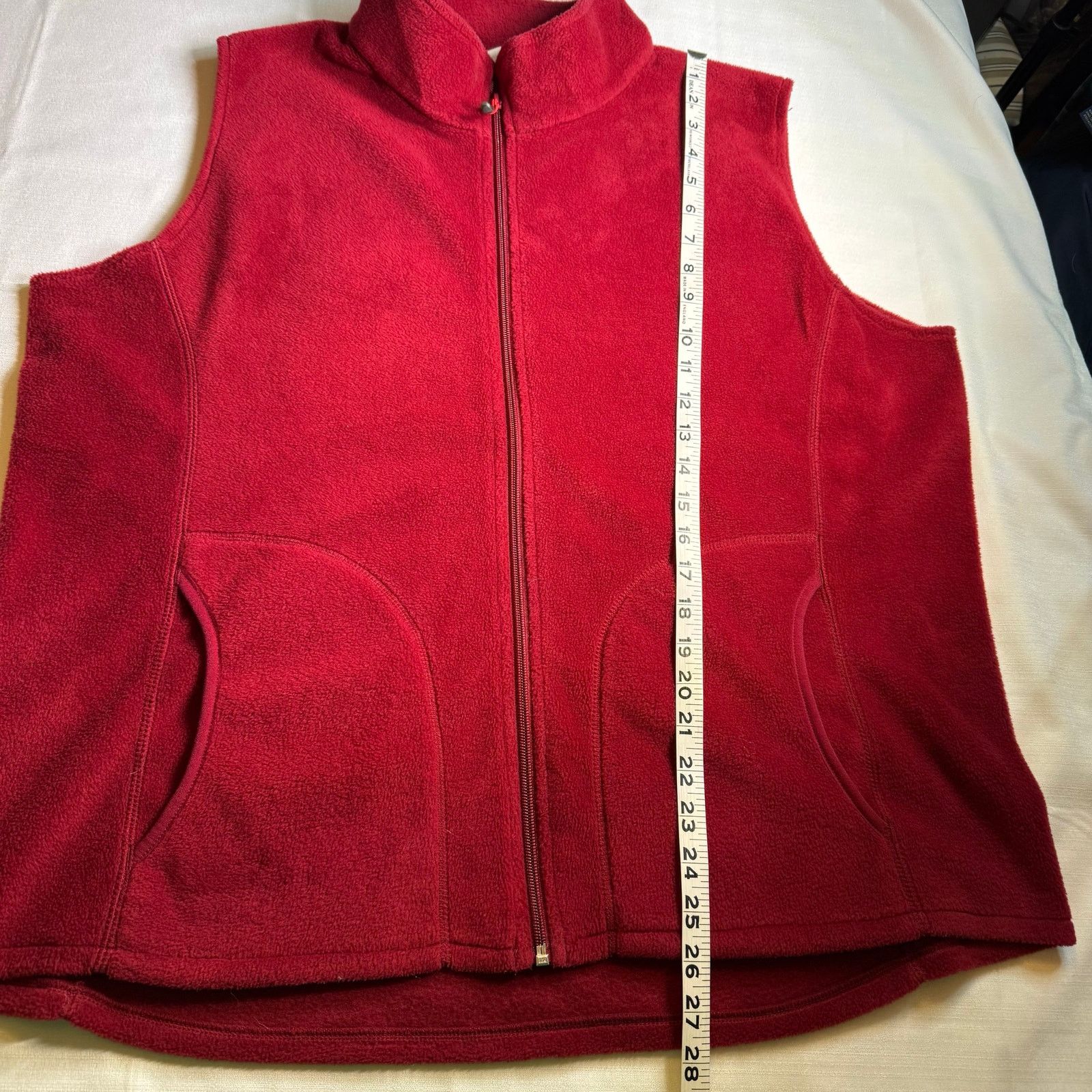 Woolrich Woolen Mills Woolrich Fleece Full-Zip Vest 2-Pockets Men's Size 2XL Red Size US XXL / EU 58 / 5 - 7 Thumbnail