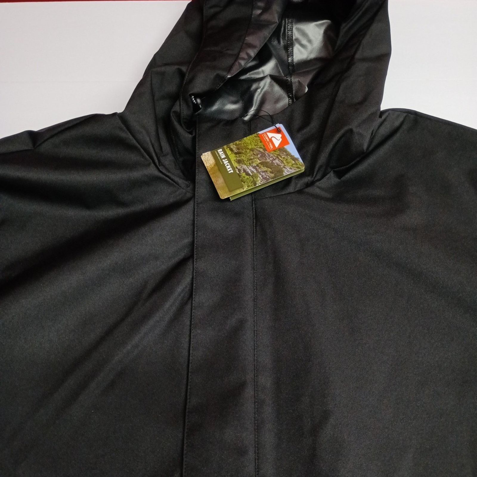 Other Ozark Trail Rain Jacket Men's Size 2XL Black Waterproof Hood Size US XXL / EU 58 / 5 - 3 Thumbnail