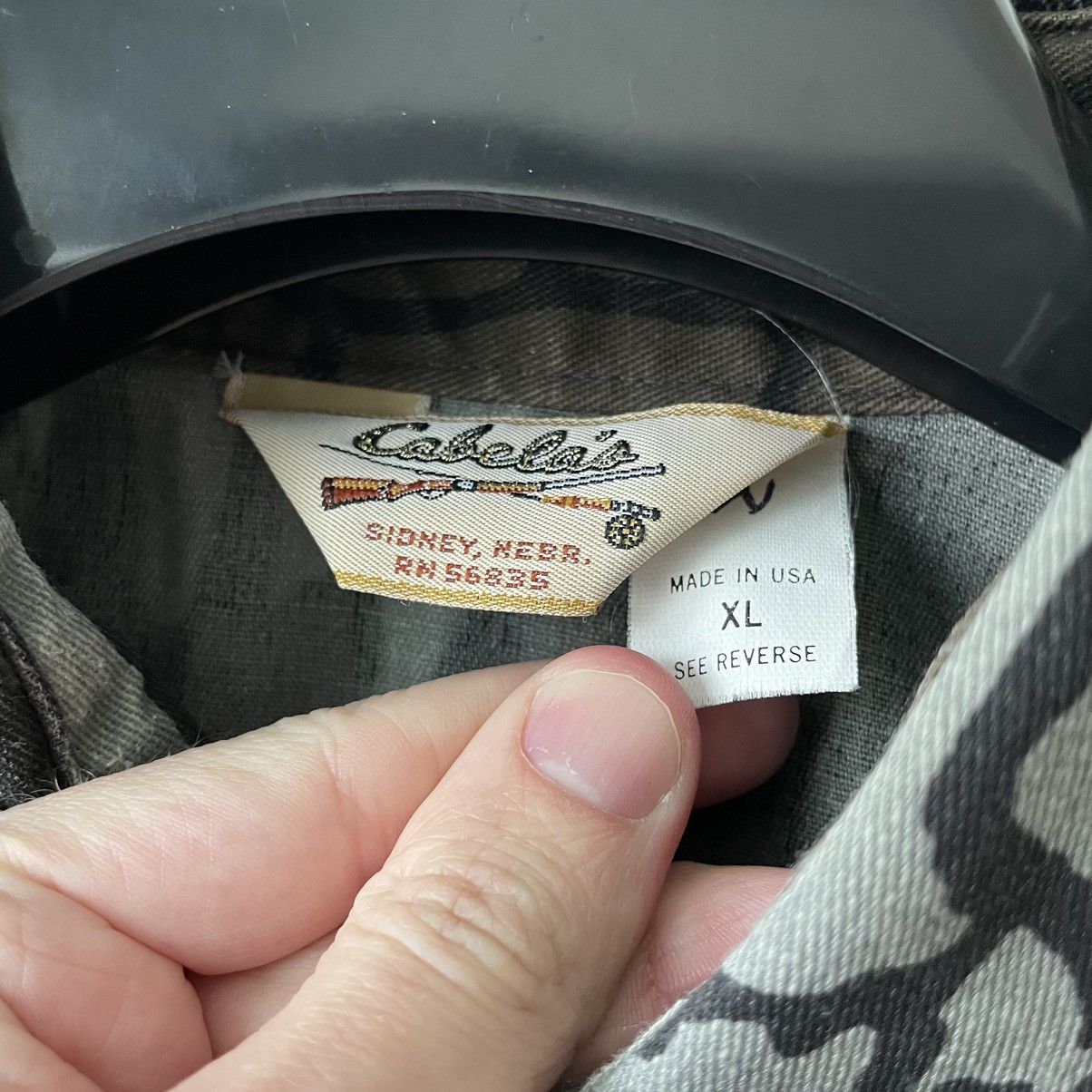 Cabelas × Vintage Vintage 90s Cabela’s TreBark Camo Military Hunting Shirt Size US XL / EU 56 / 4 - 4 Thumbnail