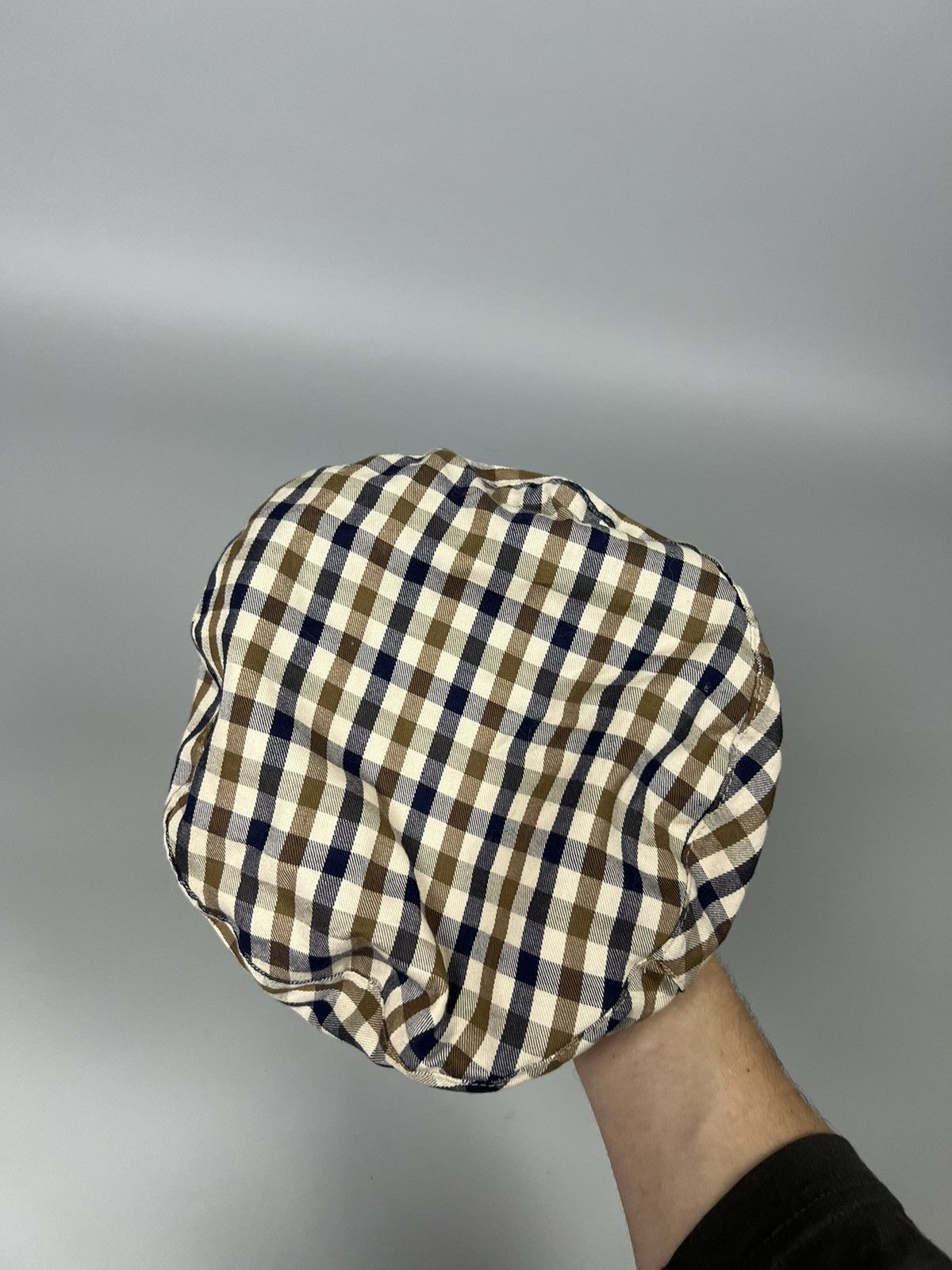 Aquascutum Aquascutum Beret / headdress in a branded checkered pattern Size ONE SIZE - 8 Thumbnail